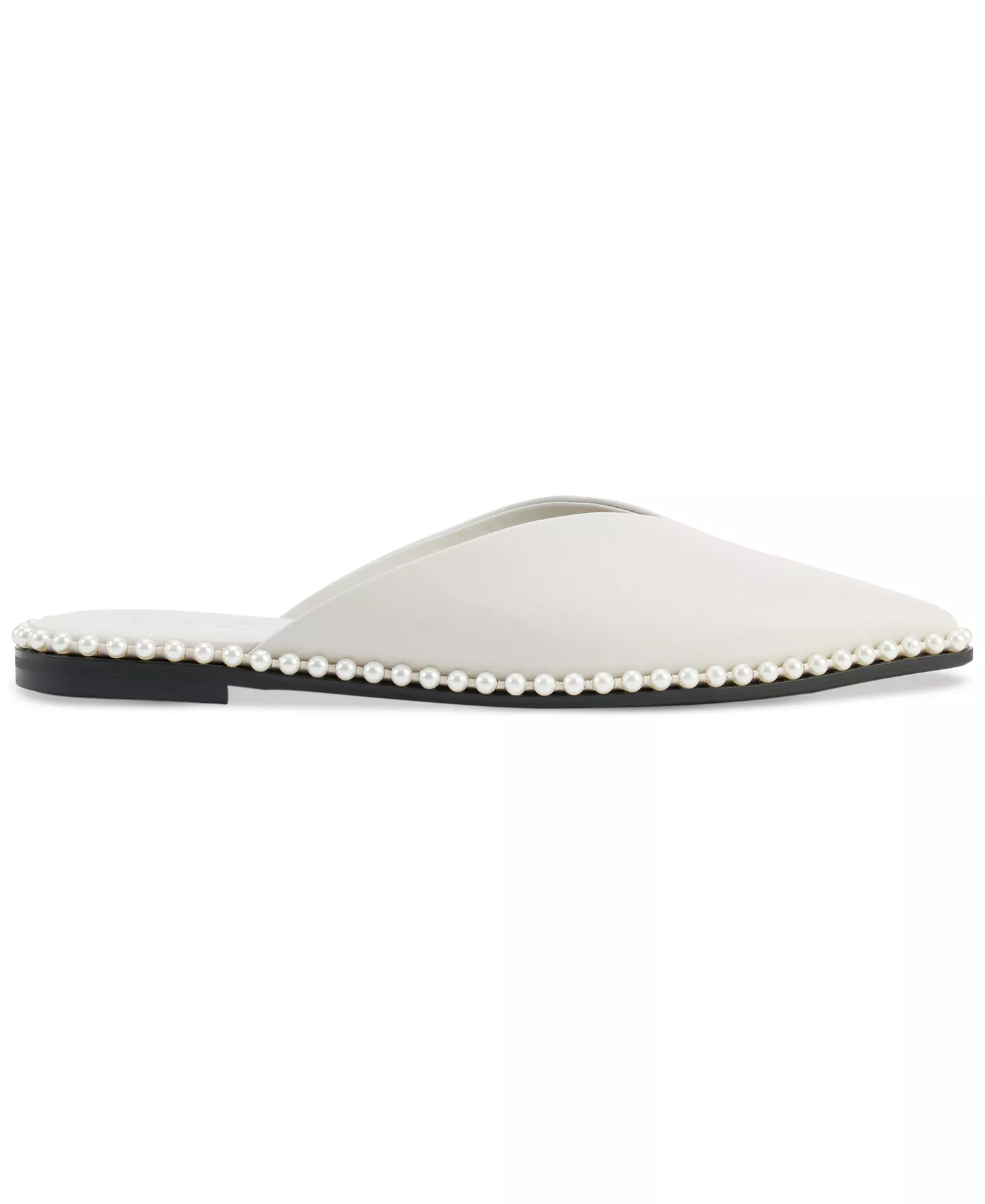 Women's Vyra Studded Mule Flats - Soft White - 5M