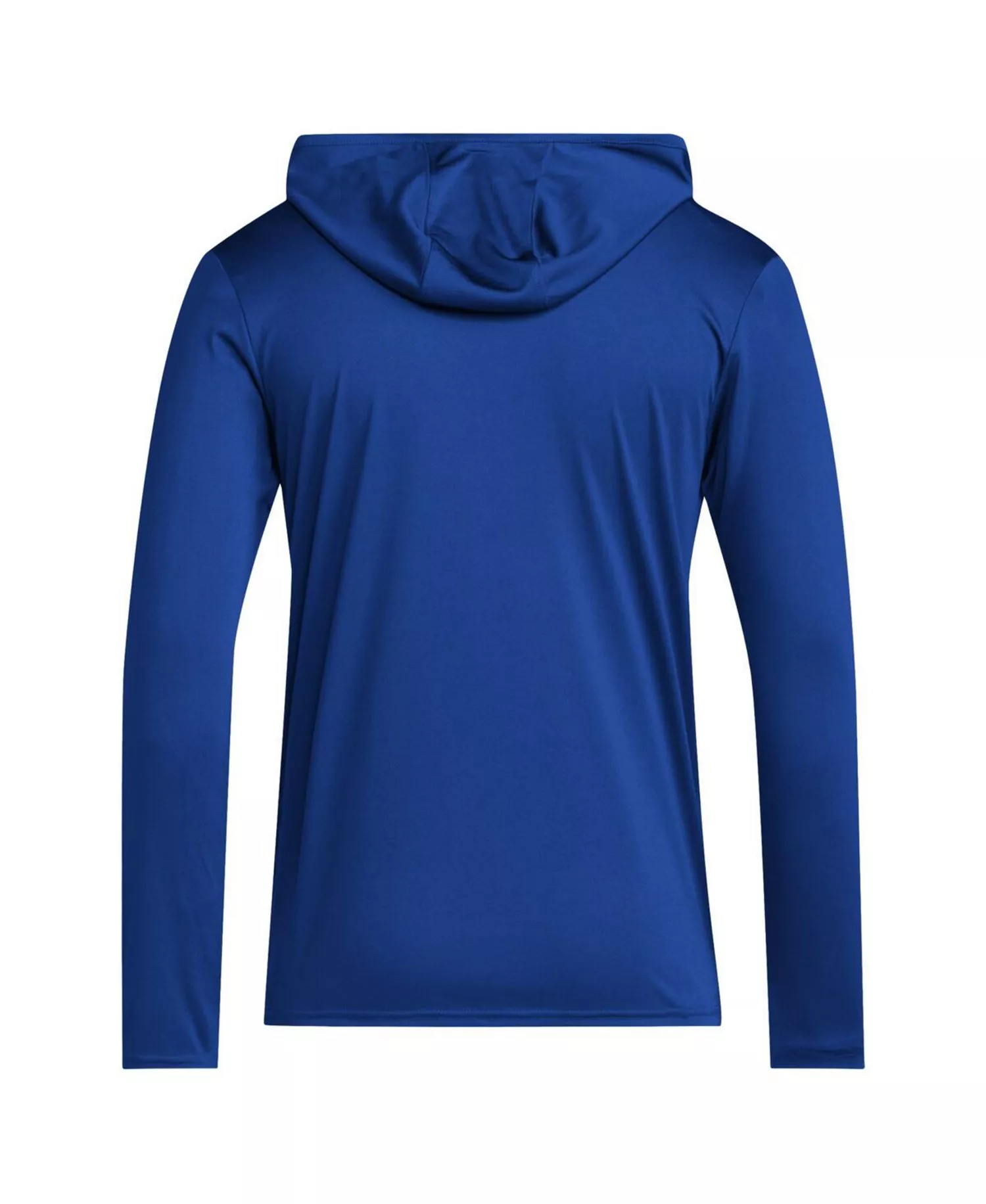 Men's Royal Kansas Jayhawks 2024 Sideline Hooded Long Sleeve T-Shirt - Royal - L