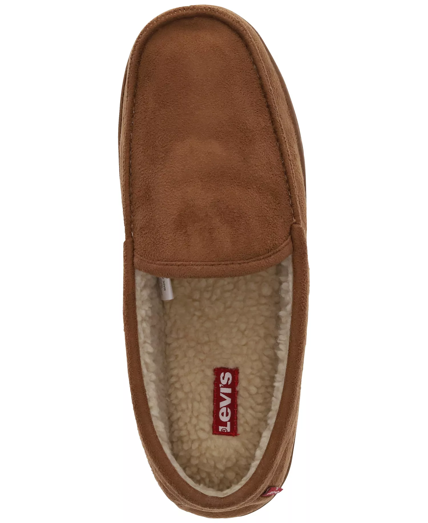 Men's Fields Faux-Sherpa Slippers - Tan - XXLarge