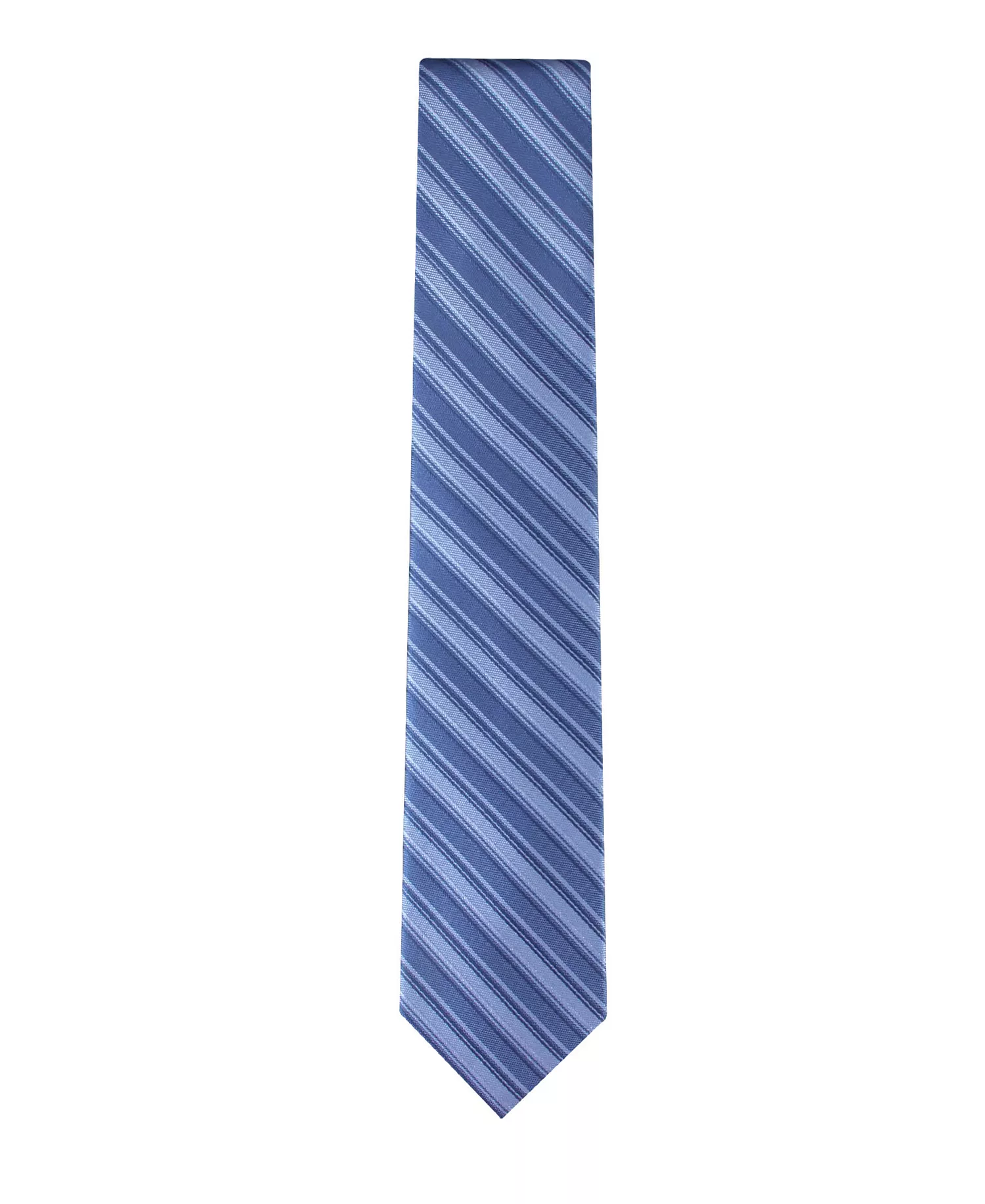 Men's Silk Classic Striped Tie - Blue - ONE SIZE