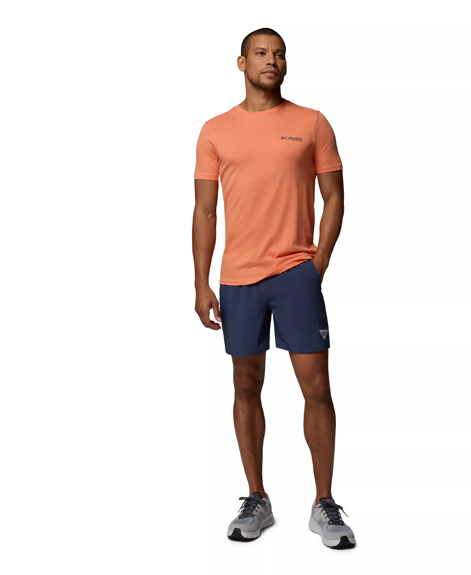 Men's Ballard Graphic T-Shirt - Bright peach - L