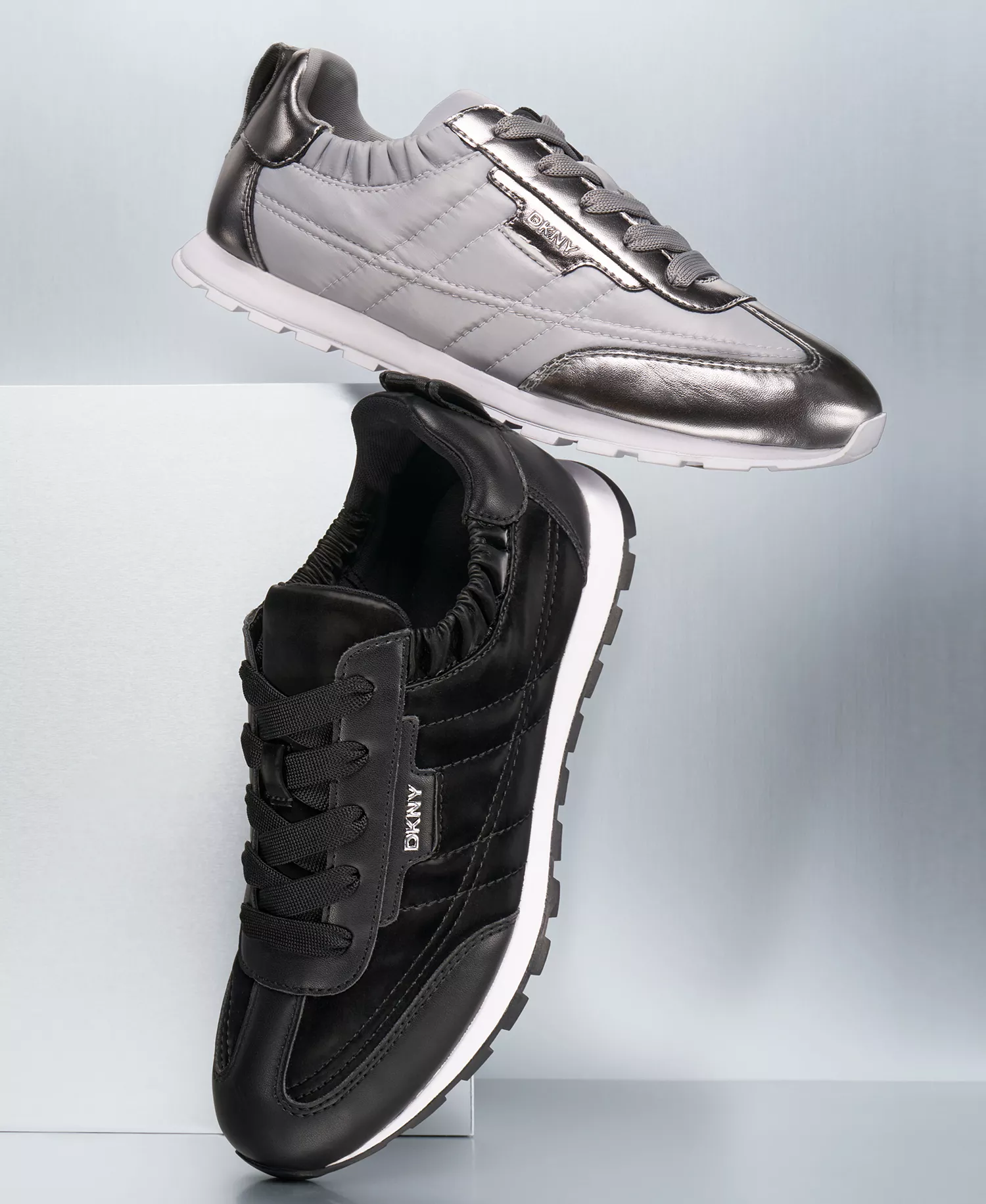 Women's Fahn Lace Up Sneakers - Black - 5.5M