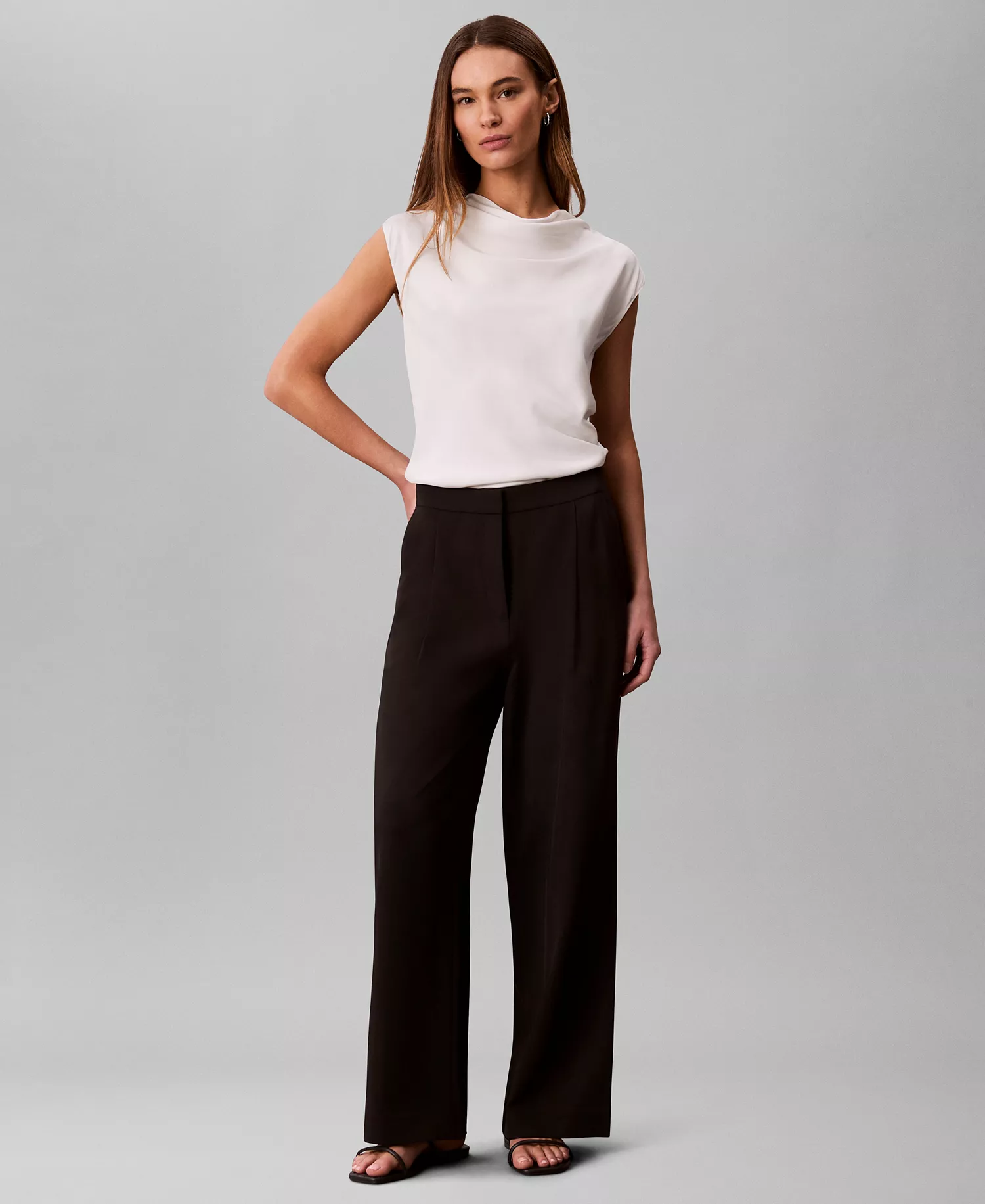 Women's Good Hero Zip-Fly Pants - Black - L