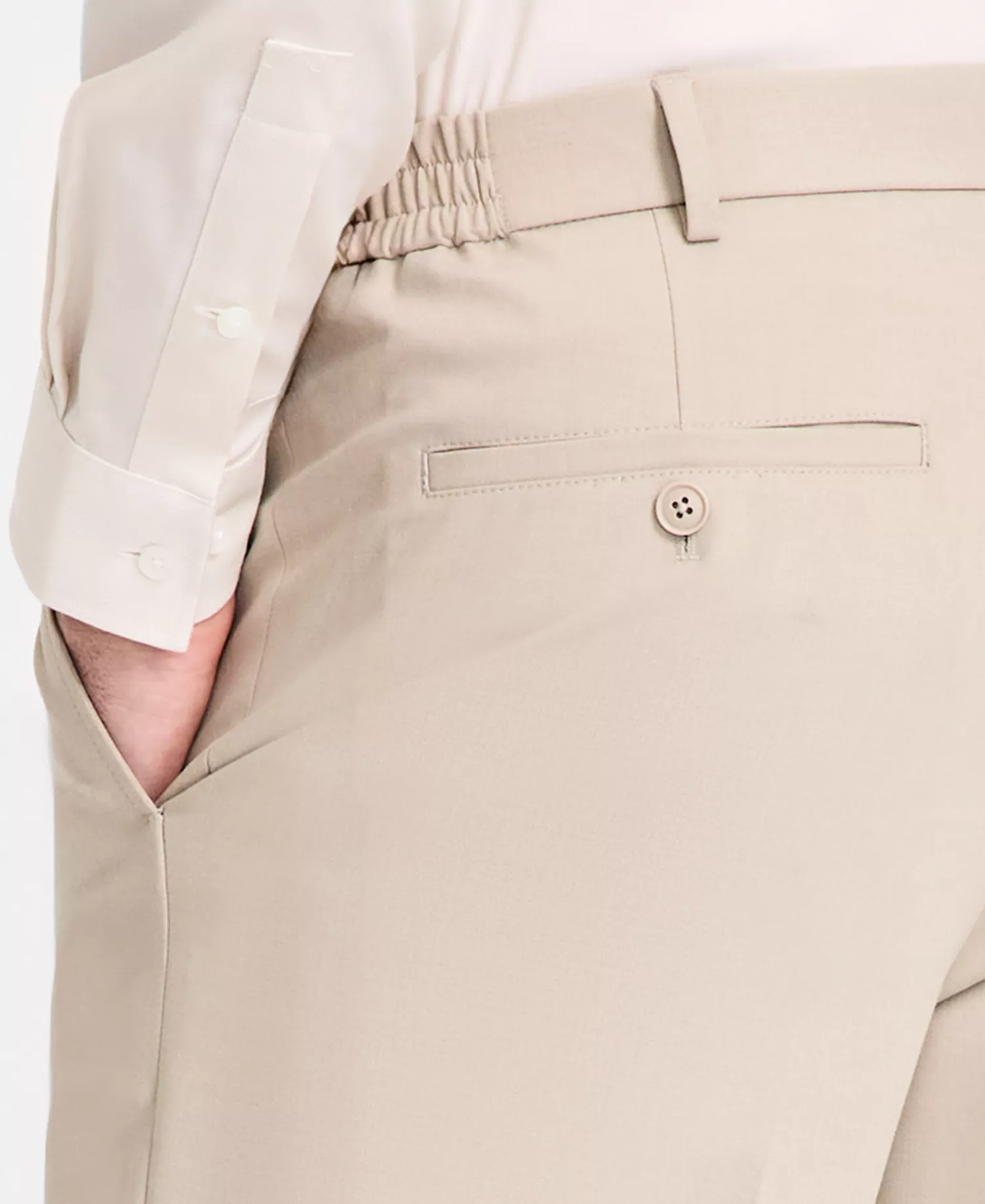 Men's Modern-Fit Dress Pants  - Tan - 30 - 30