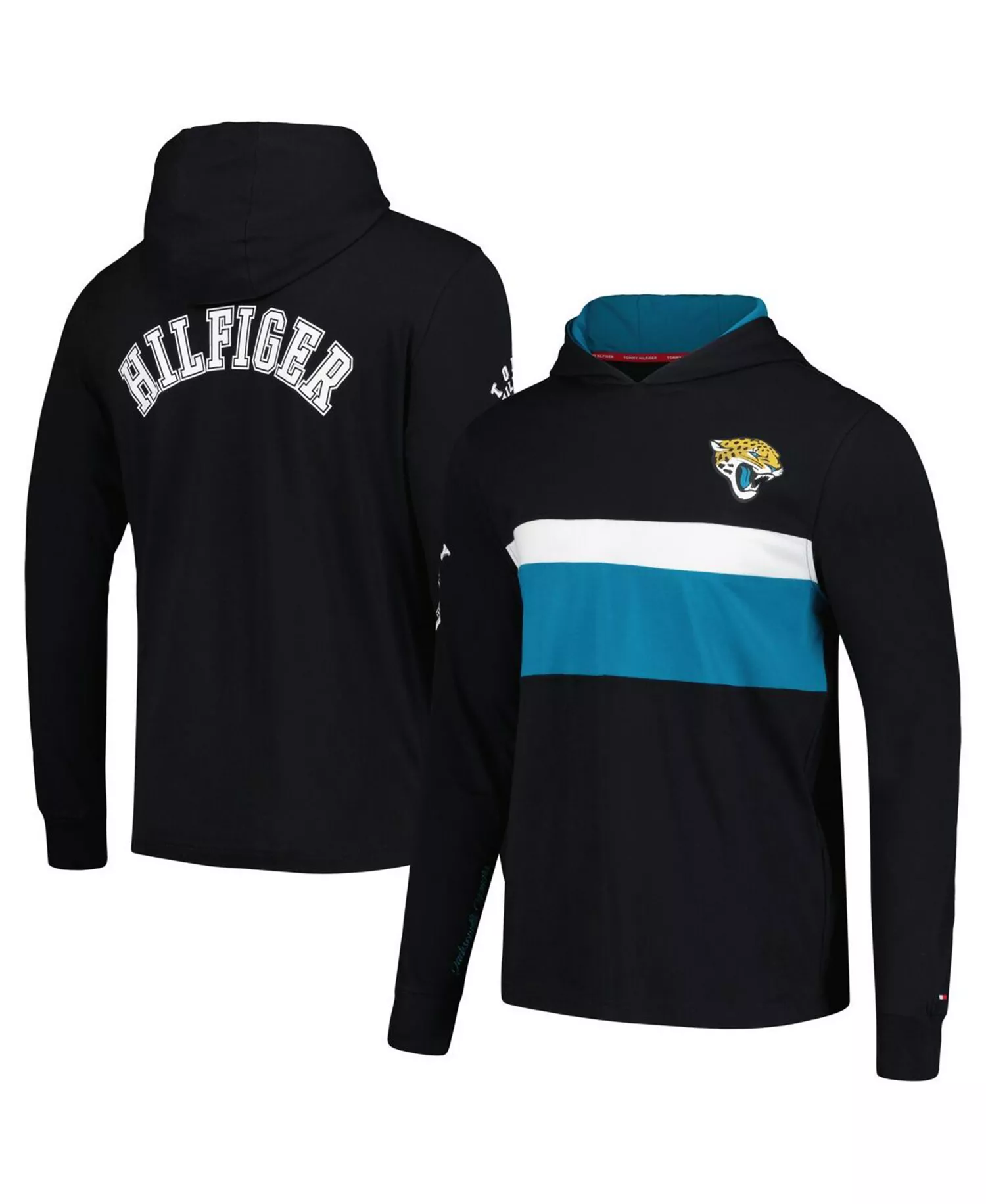 Men's Black Jacksonville Jaguars Morgan Long Sleeve Hoodie T-shirt - Black - 2XL