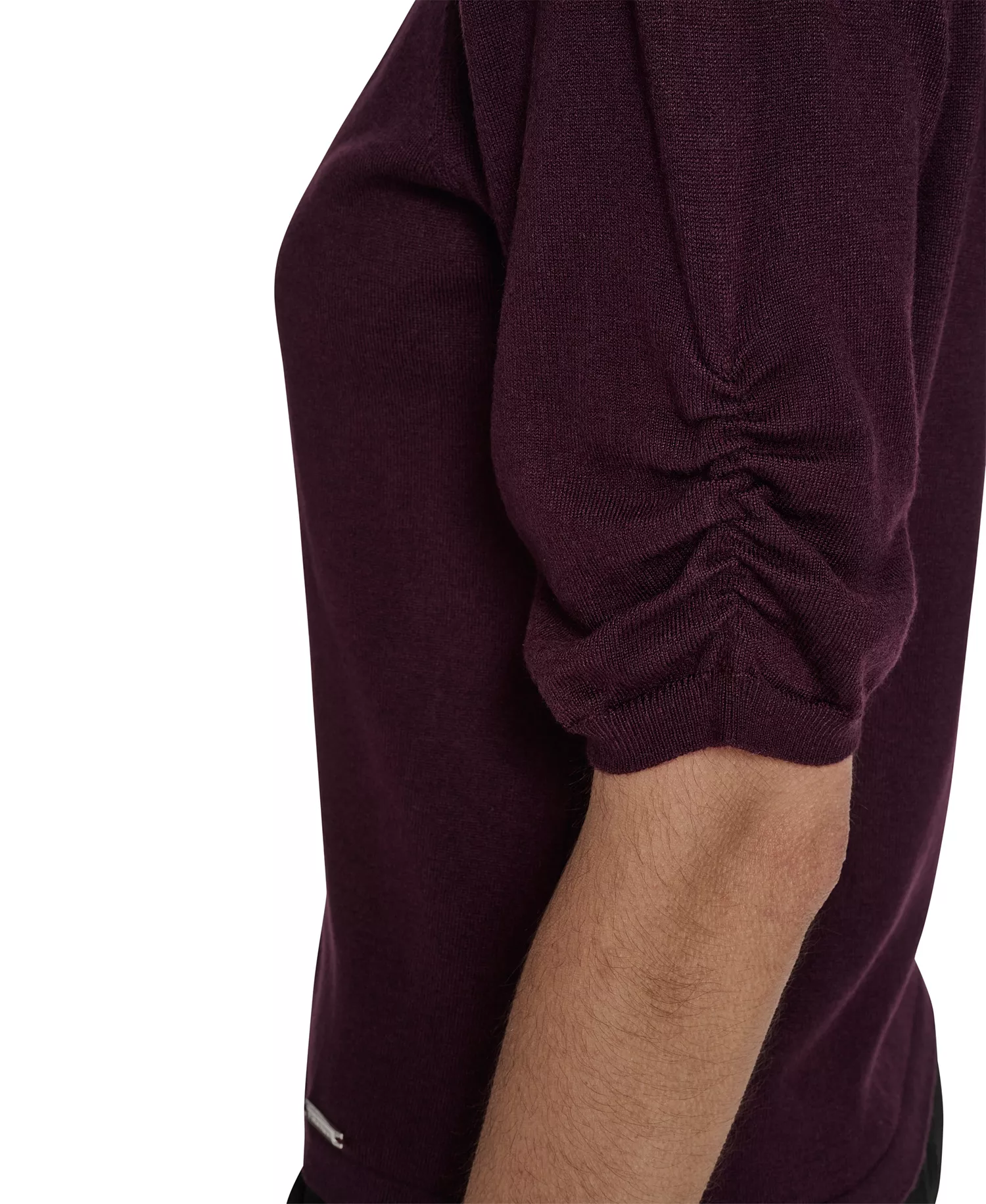 Women's Crew Neck Sweater - Aubergine - L