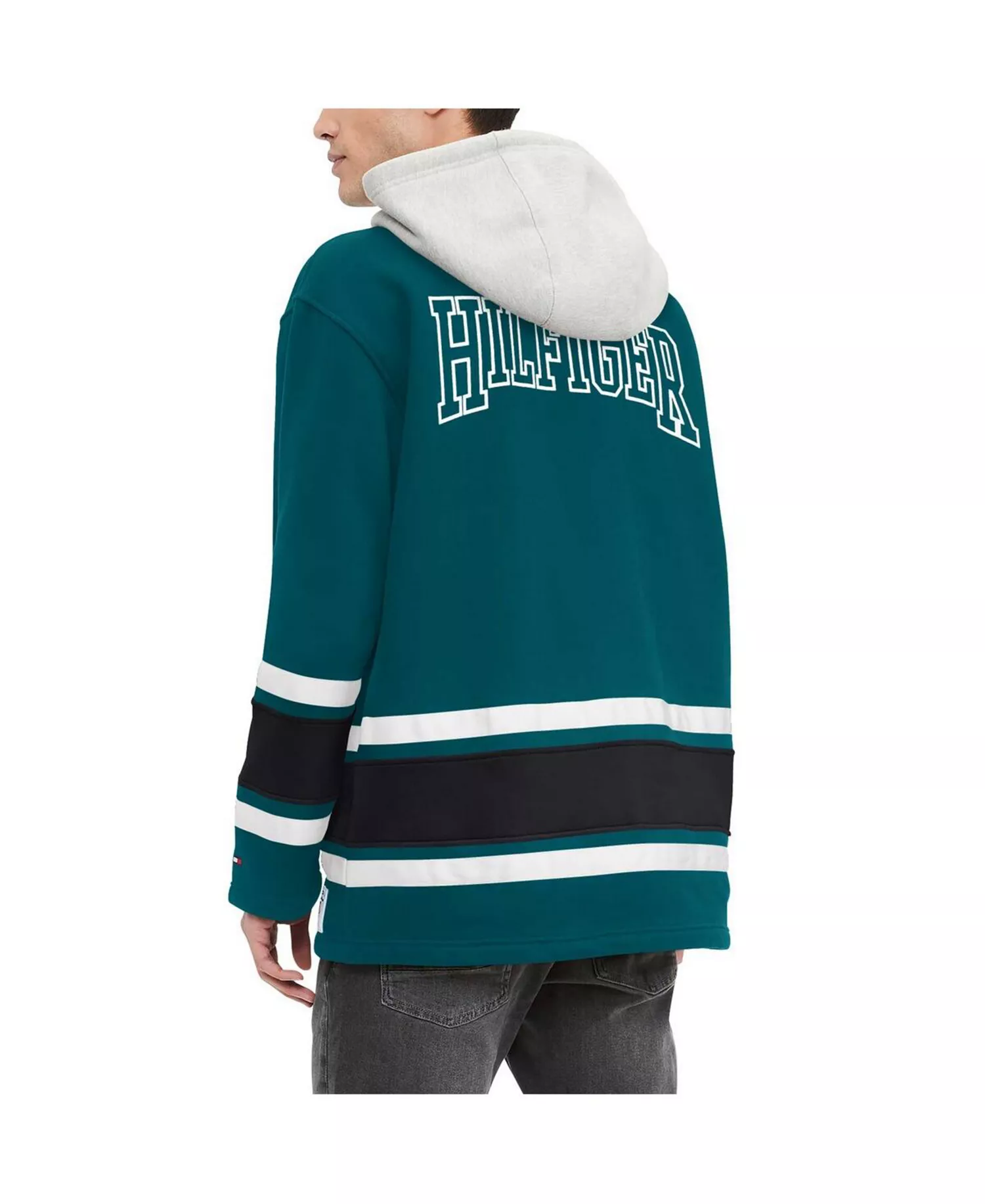 Men's Midnight Green Philadelphia Eagles Ivan Fashion Pullover Hoodie - Midnight Green - 2XL