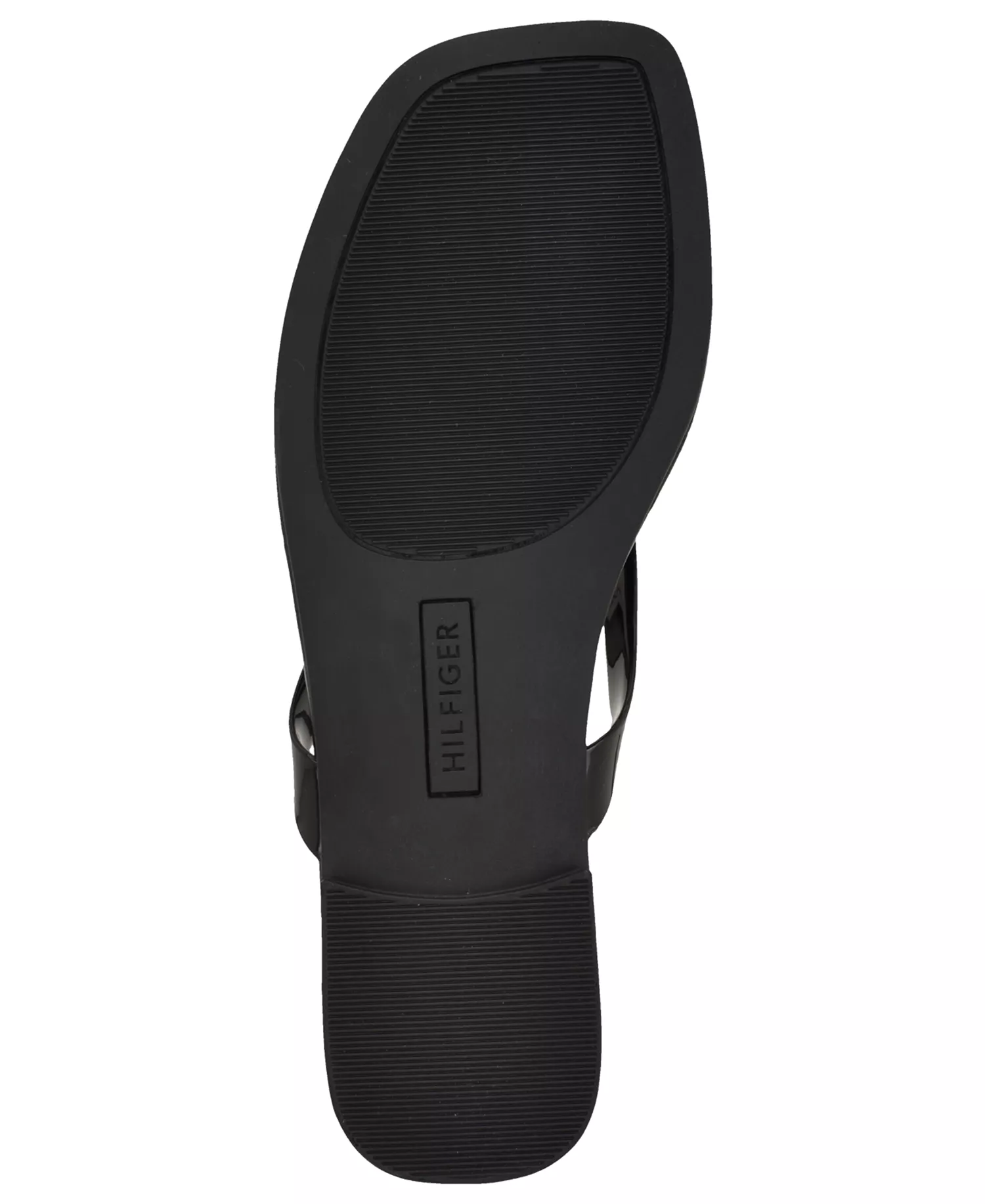 Women's Vela Jelly Flat Thong Sandal - Black/Croc - 6.5M