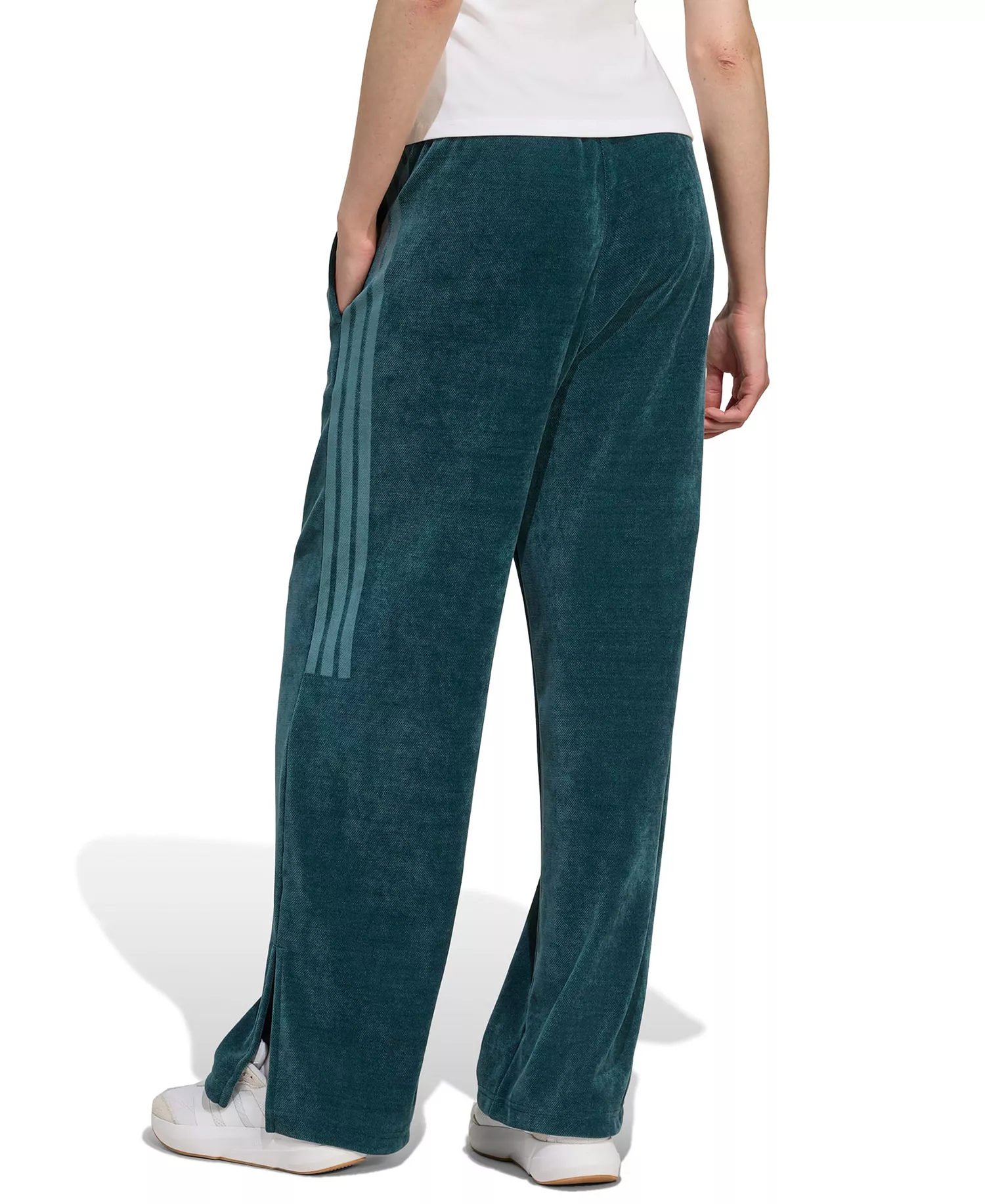 Women's House Of Tiro Velour Open Hem Pants - Aurora Ivy - 2XL