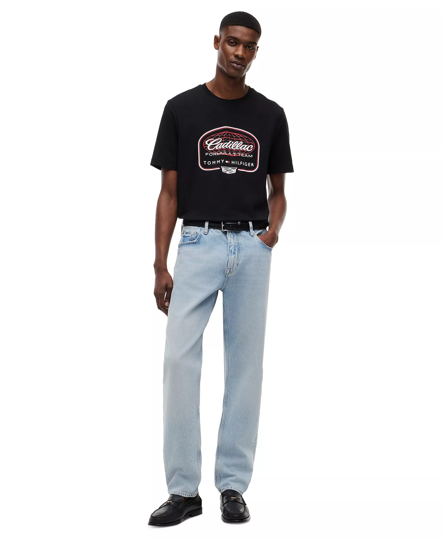 x Cadillac F1® Men's Script Graphic T-Shirt - Black - L