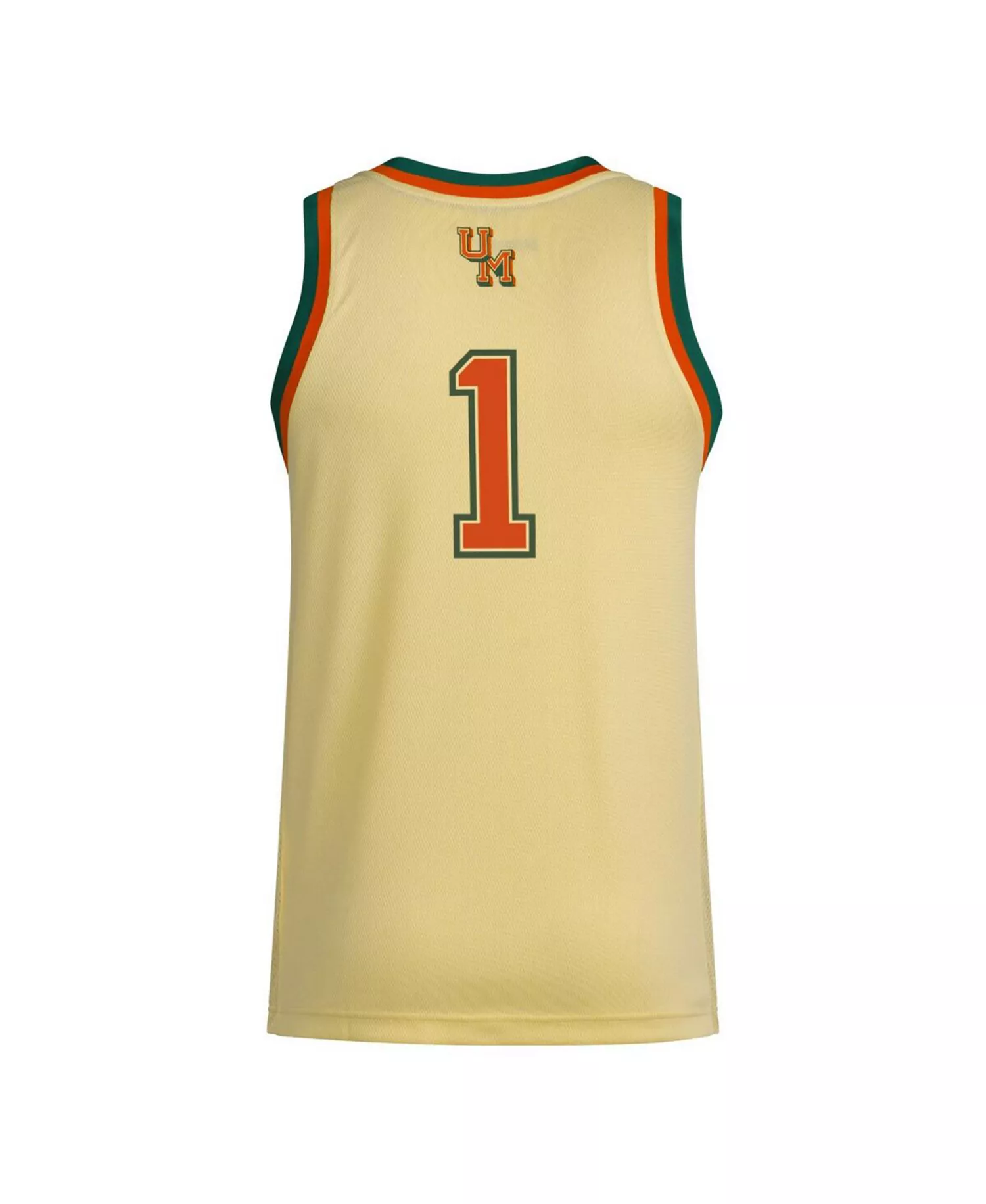 Men's #1  Miami Hurricanes Swingman Jersey - Black - L