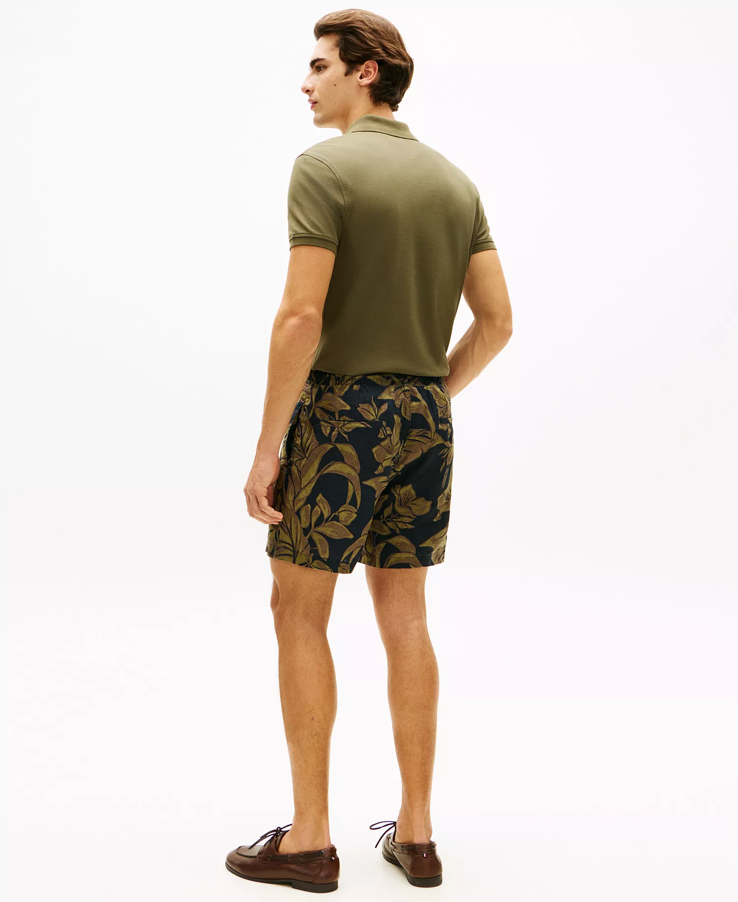 Men's Dover 6" Regular-Fit Linen Floral Shorts - Dark Night Navy Allover - 29