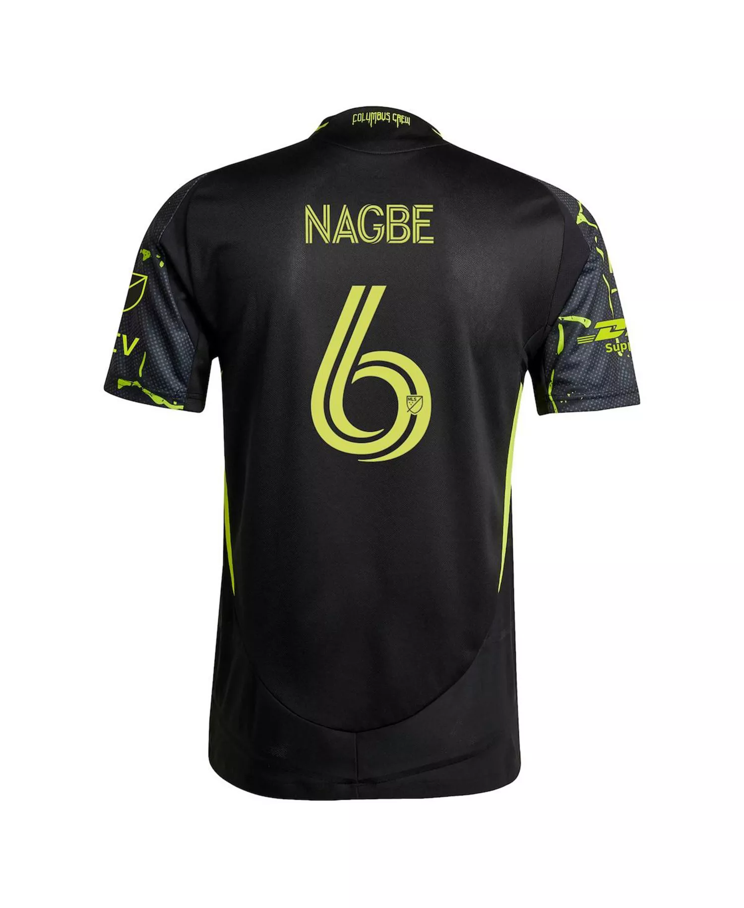 Men's Darlington Nagbe Black Columbus Crew 2025 The Goosebumps Kit Authentic Player Jersey - Black - 2XL