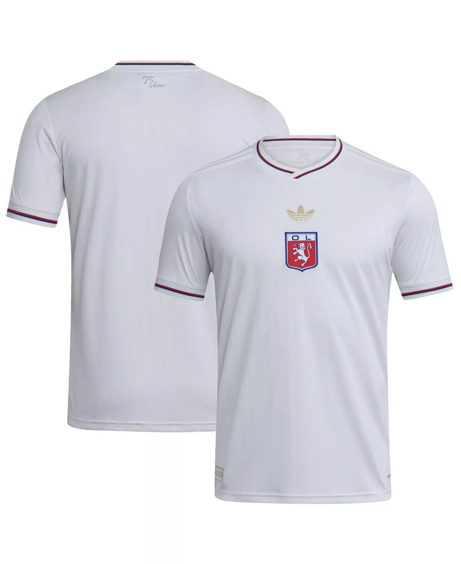 Men's White Olympique Lyonnais 2025/26 Home Replica Jersey - White - 2XL