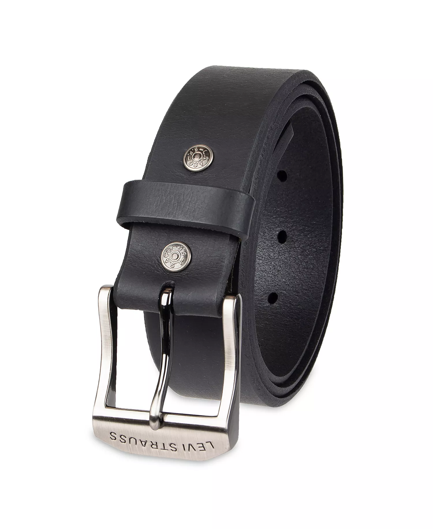 Casual Leather Men's Belt - Black - 42