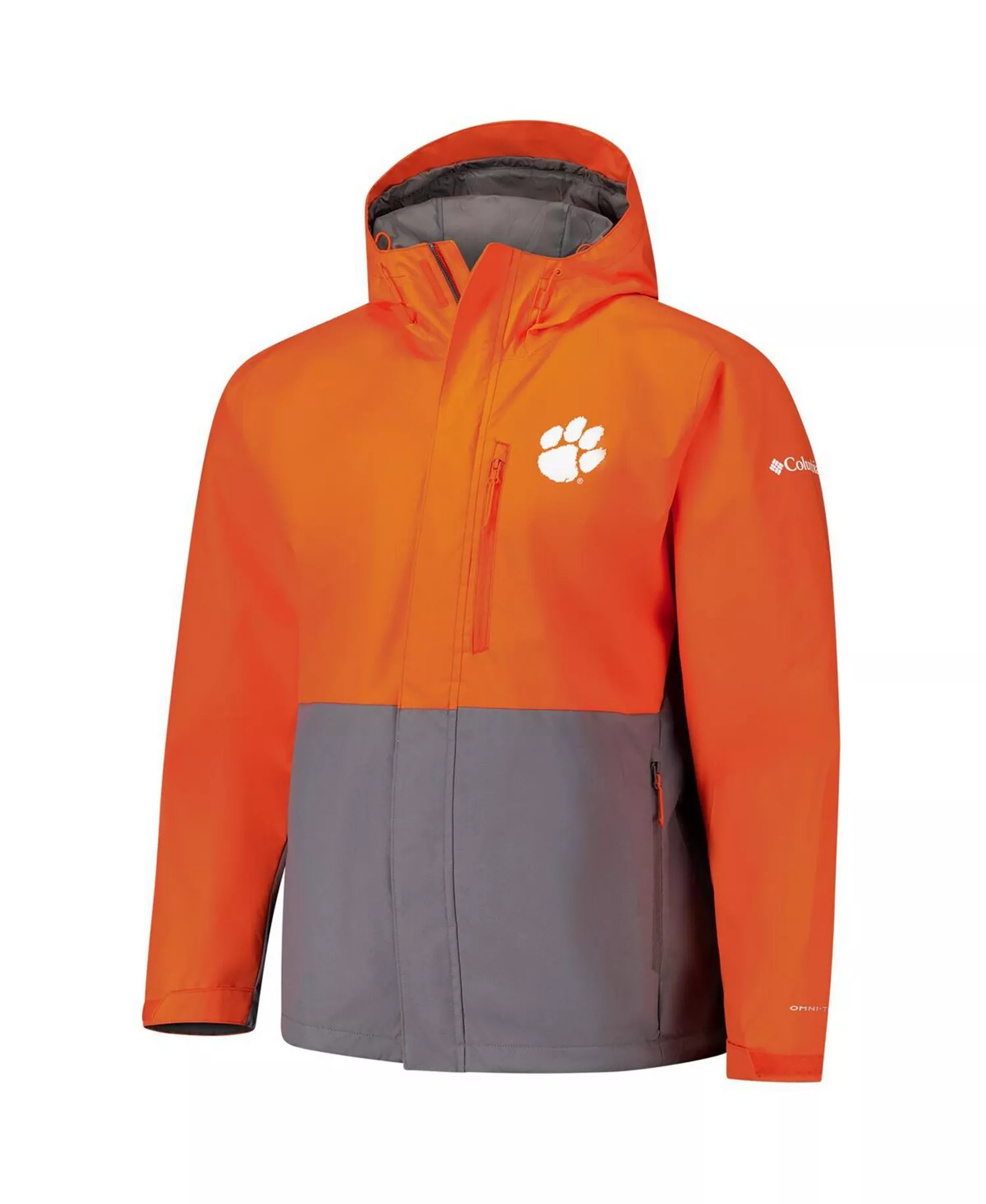 Men's Orange Clemson Tigers Field Bound Omni-Tech Full-Zip Jacket - Orange - L