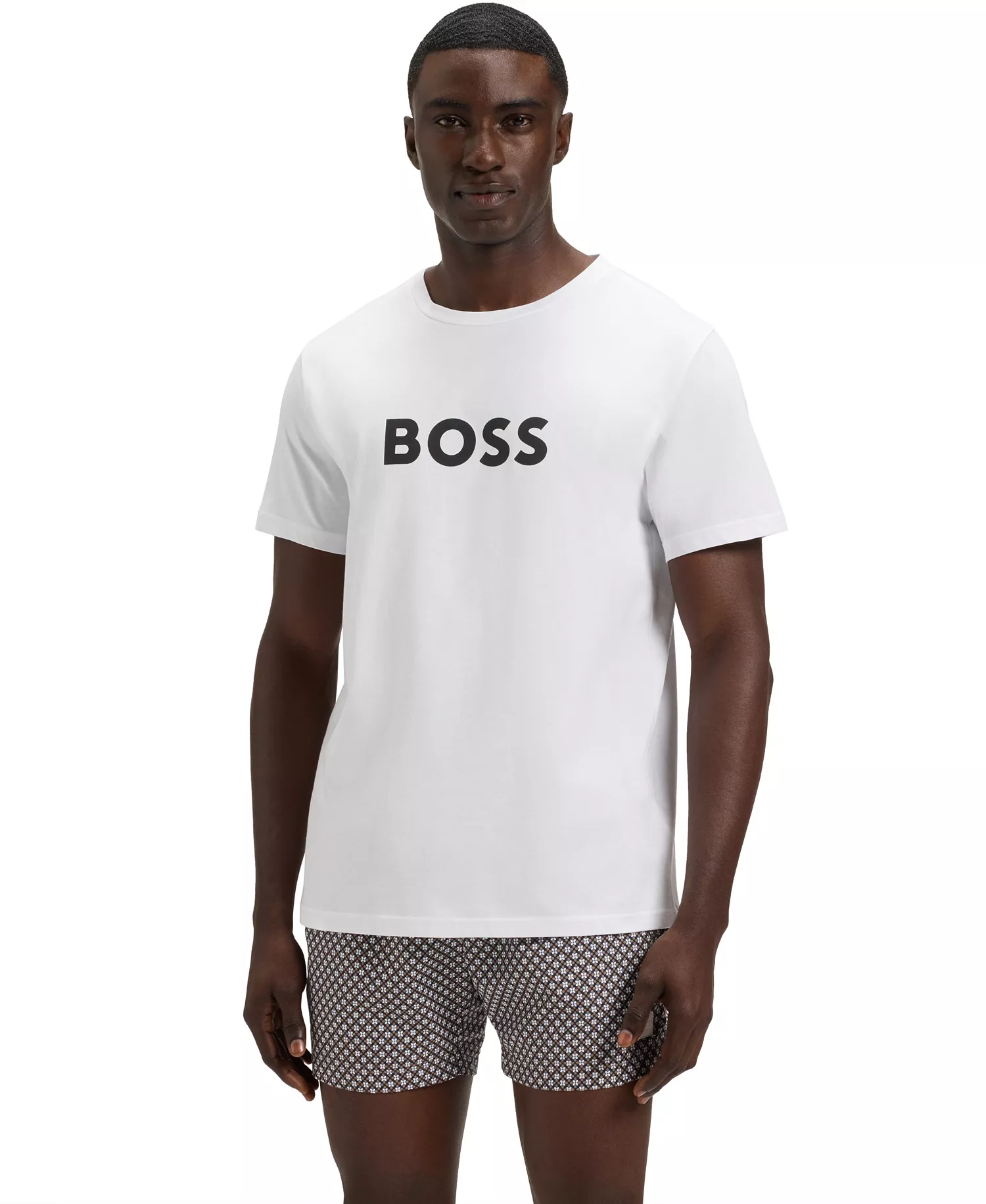 Men's Cotton-Jersey Regular-Fit T-Shirt - White - 2XL