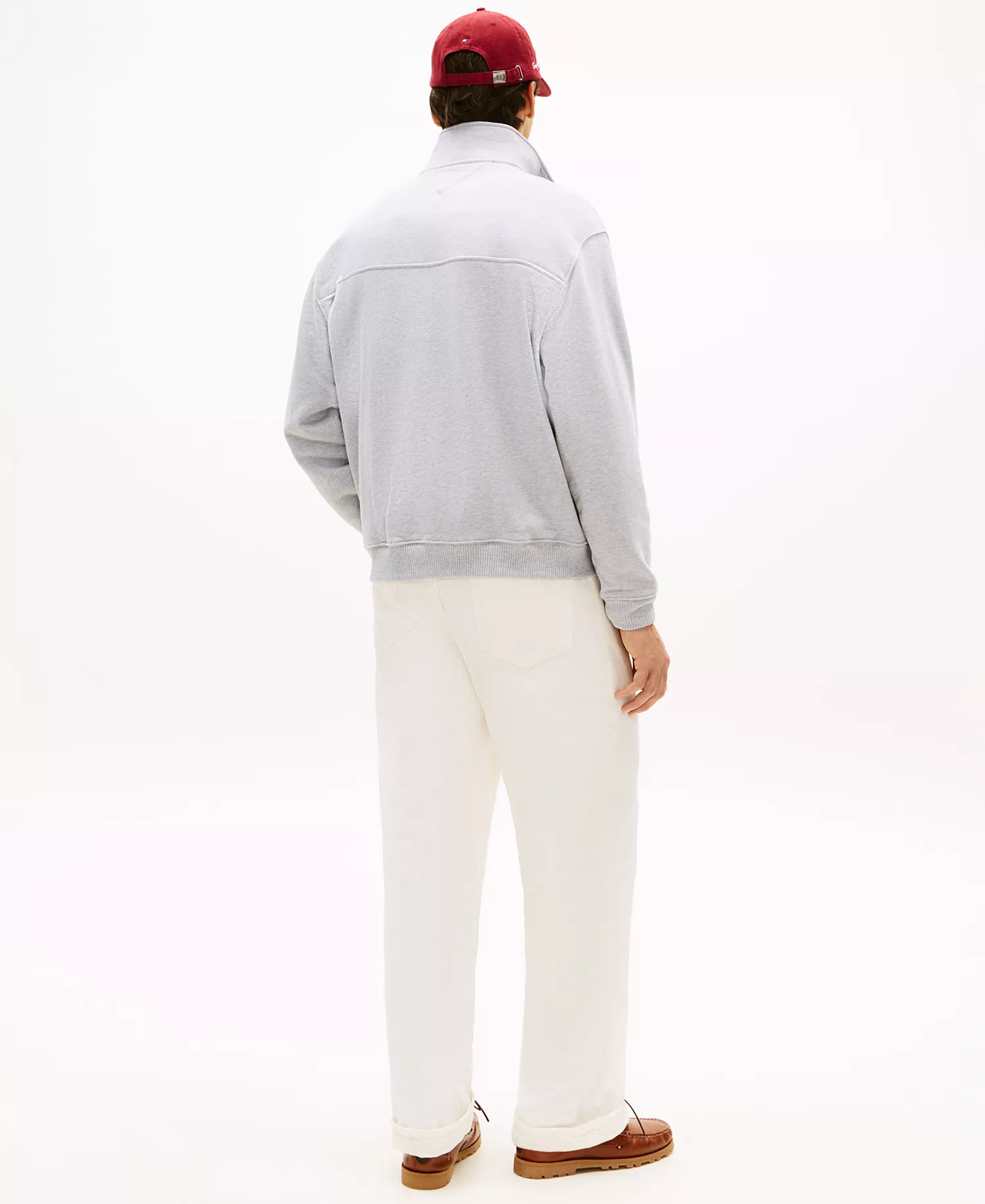 Men's Regular Flag Zip Sweatshirt - Light Gray Heather - L