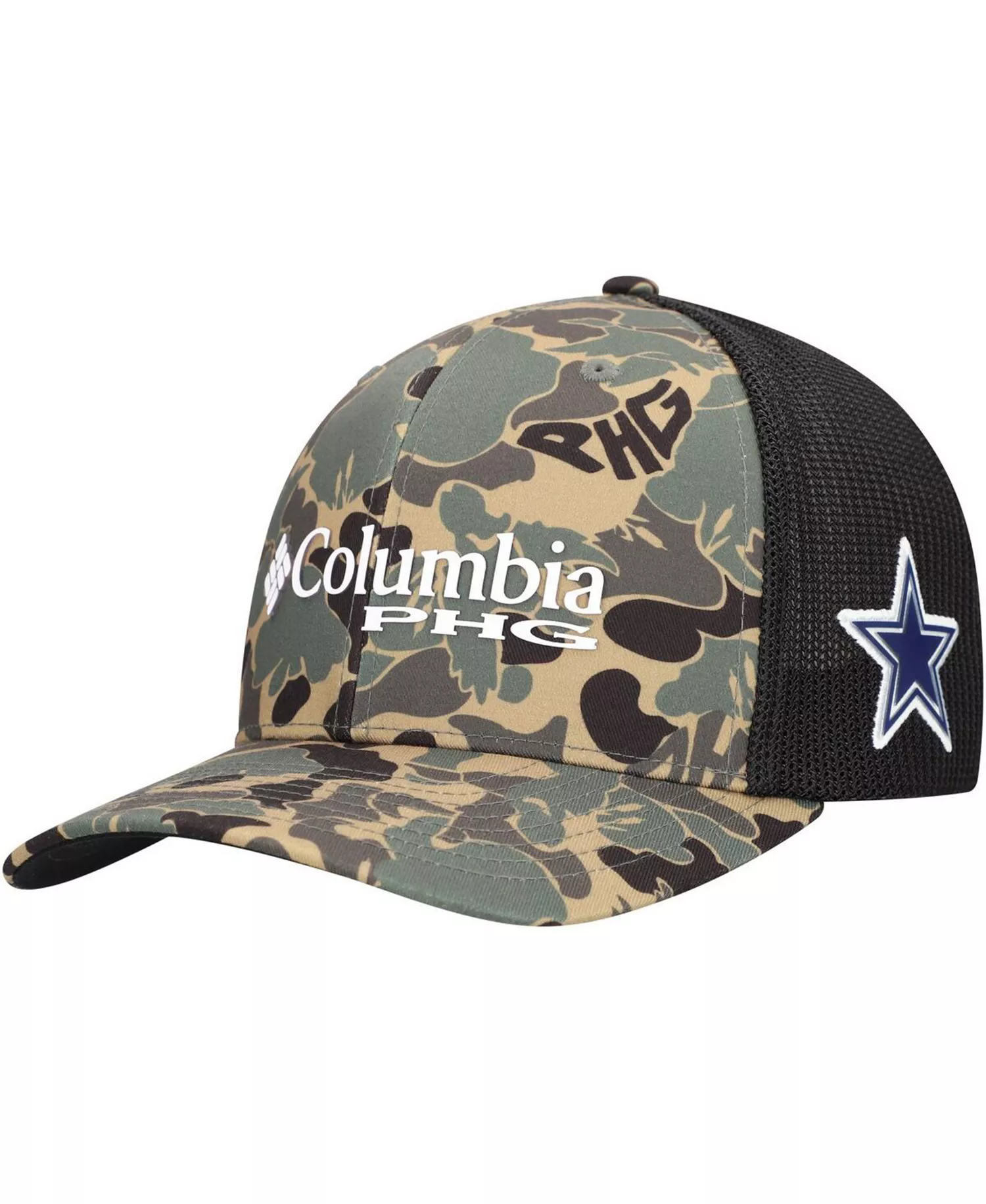 Men's Camo Dallas Cowboys PHG Mesh Flex Hat - Camo - L/XL