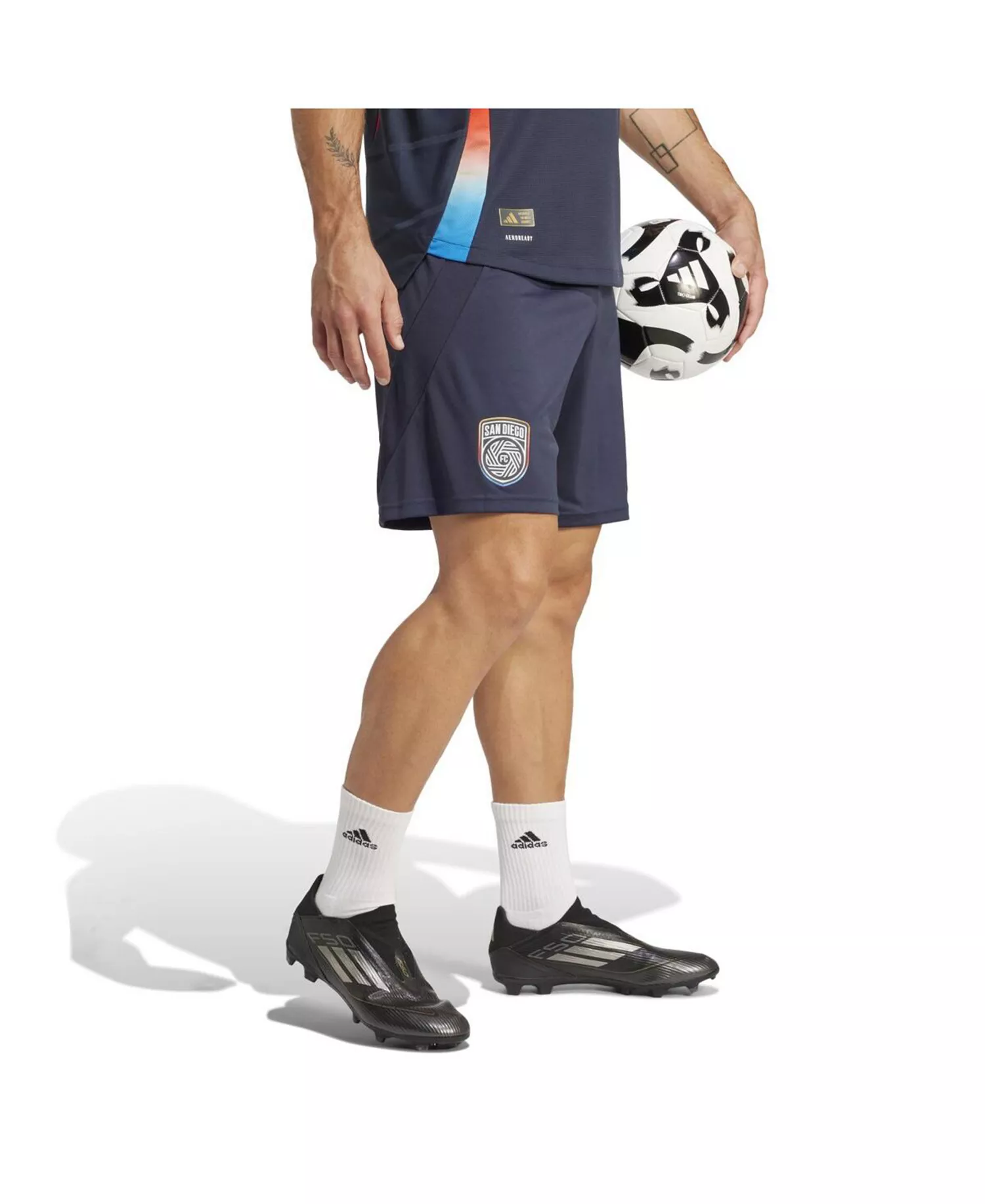 Men's Navy San Diego FC 2025 State of Flow Authentic Shorts - Navy - 2XL
