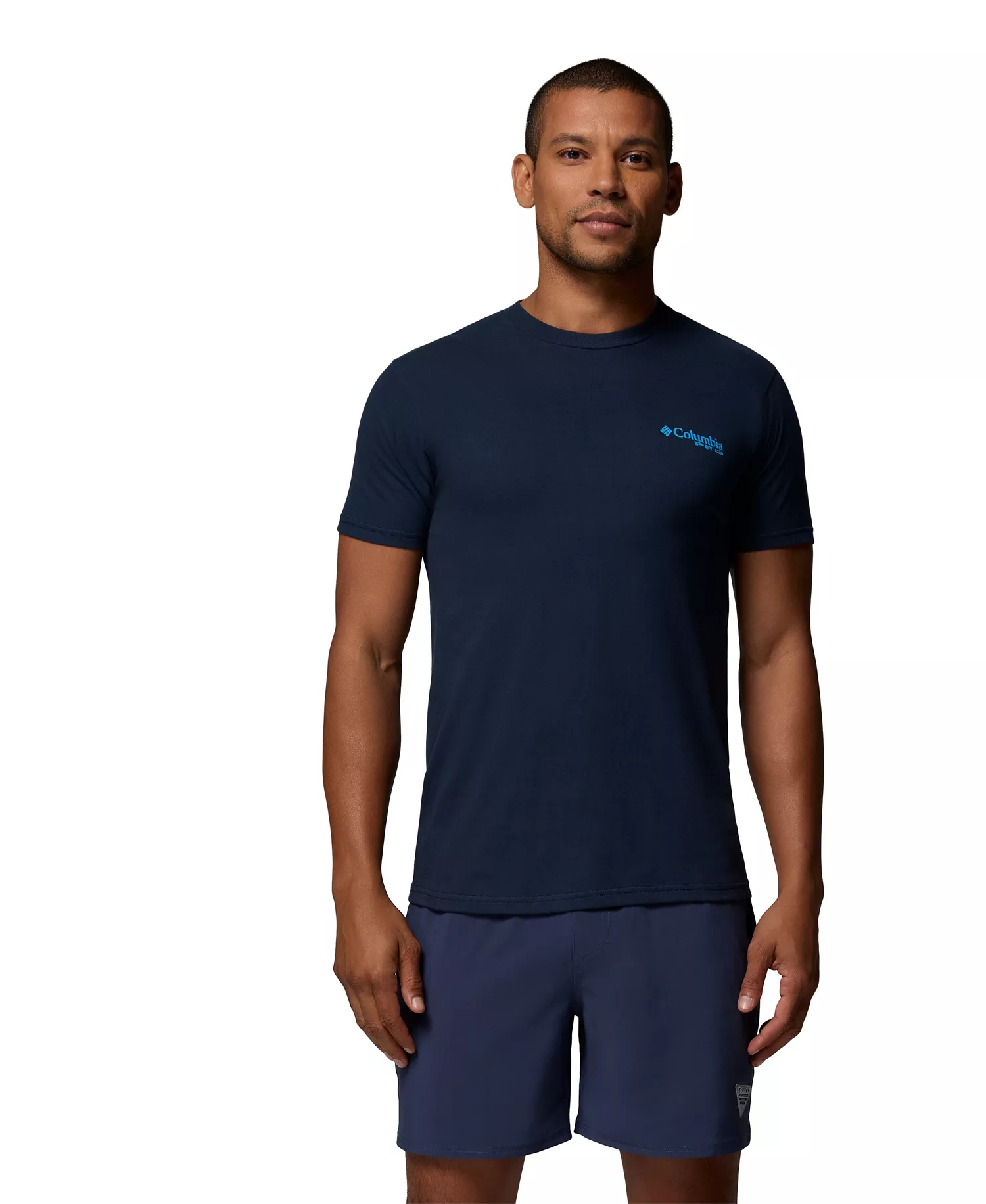 Men's Free Graphic T-Shirt - Columbia navy - L