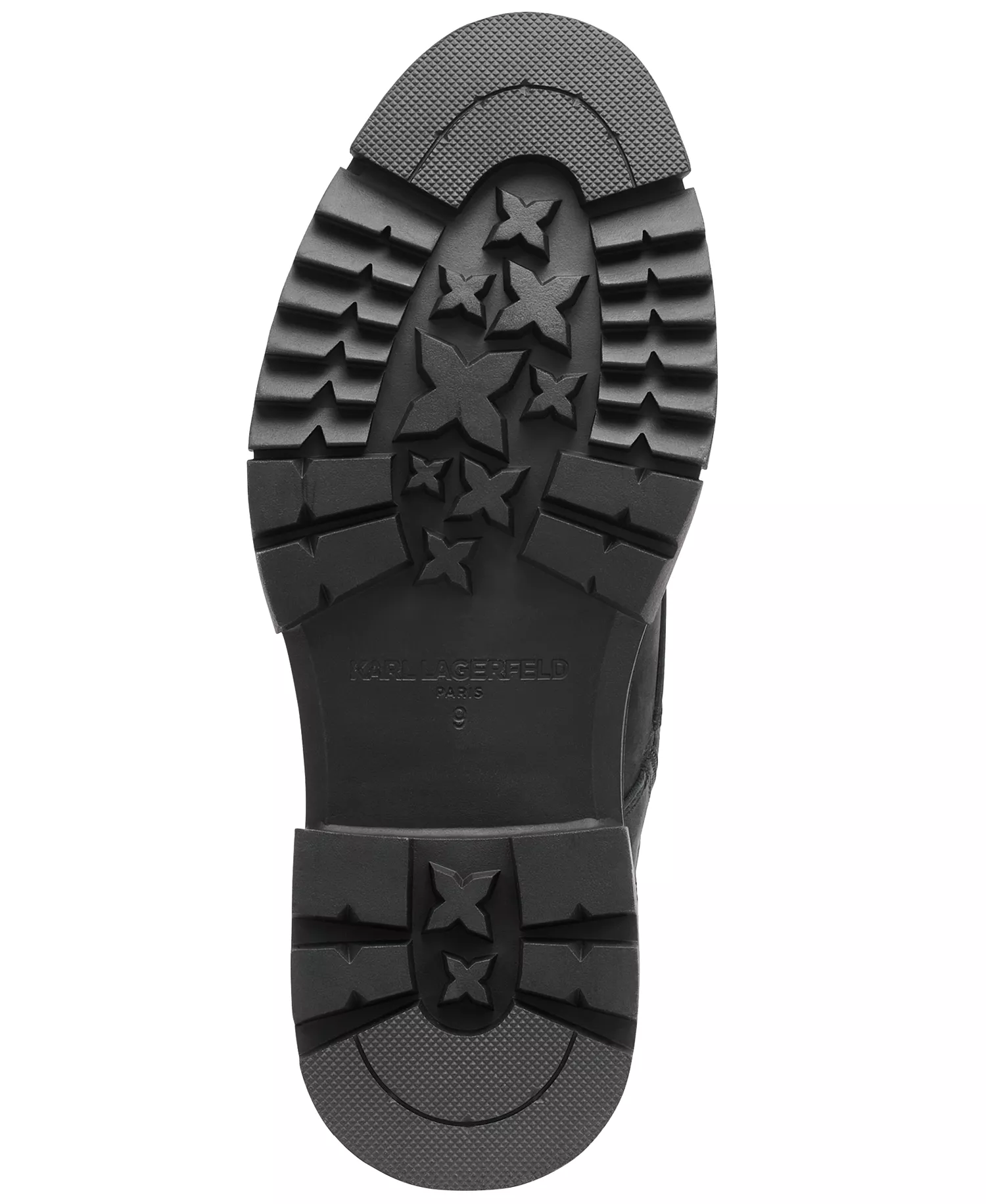 Men's Round Toe Work Boots - Black - 10.5M