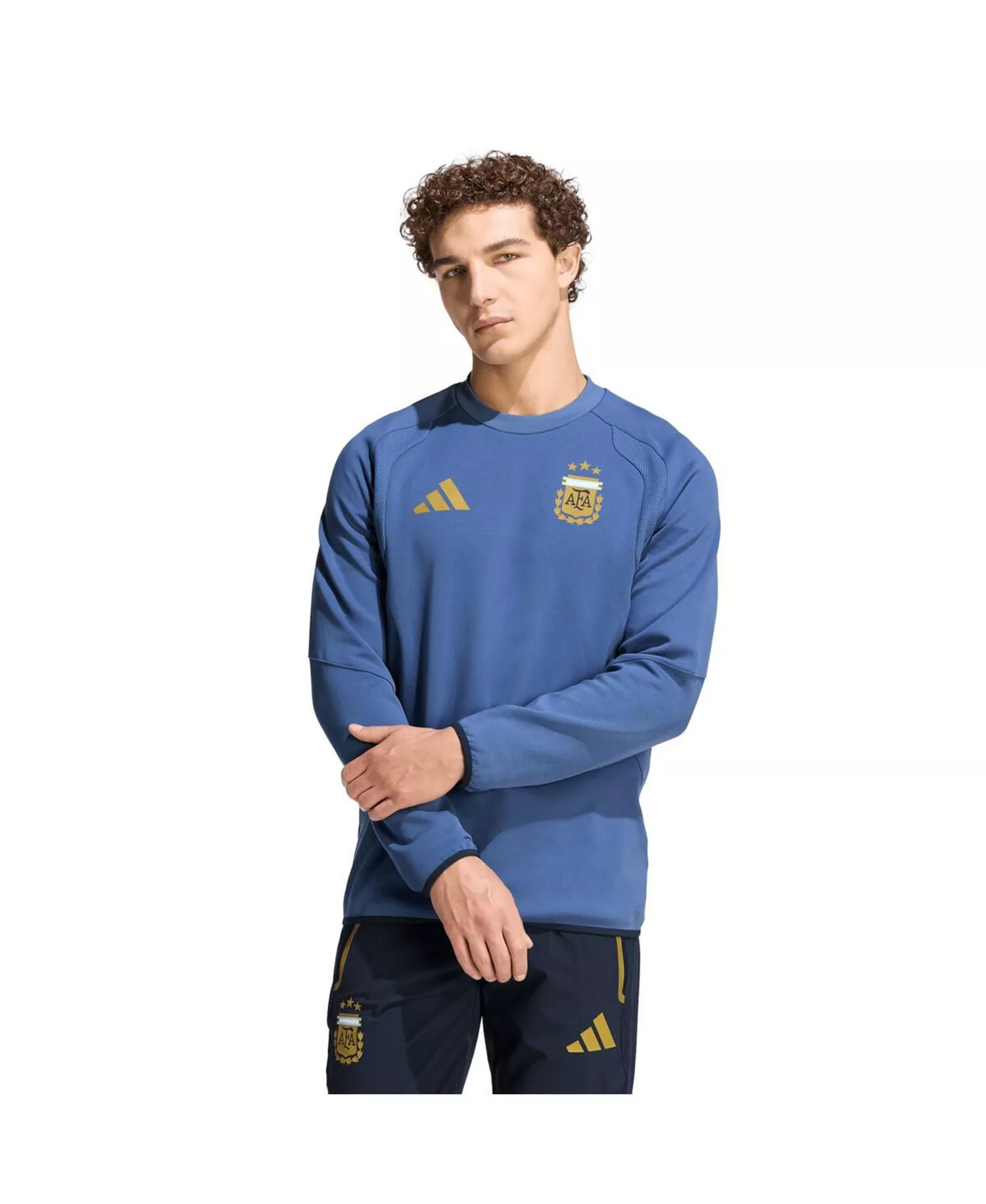 Men's Blue Argentina National Team FIFA x World Cup Tiro Travel Sweatshirt - Blue - 2XL