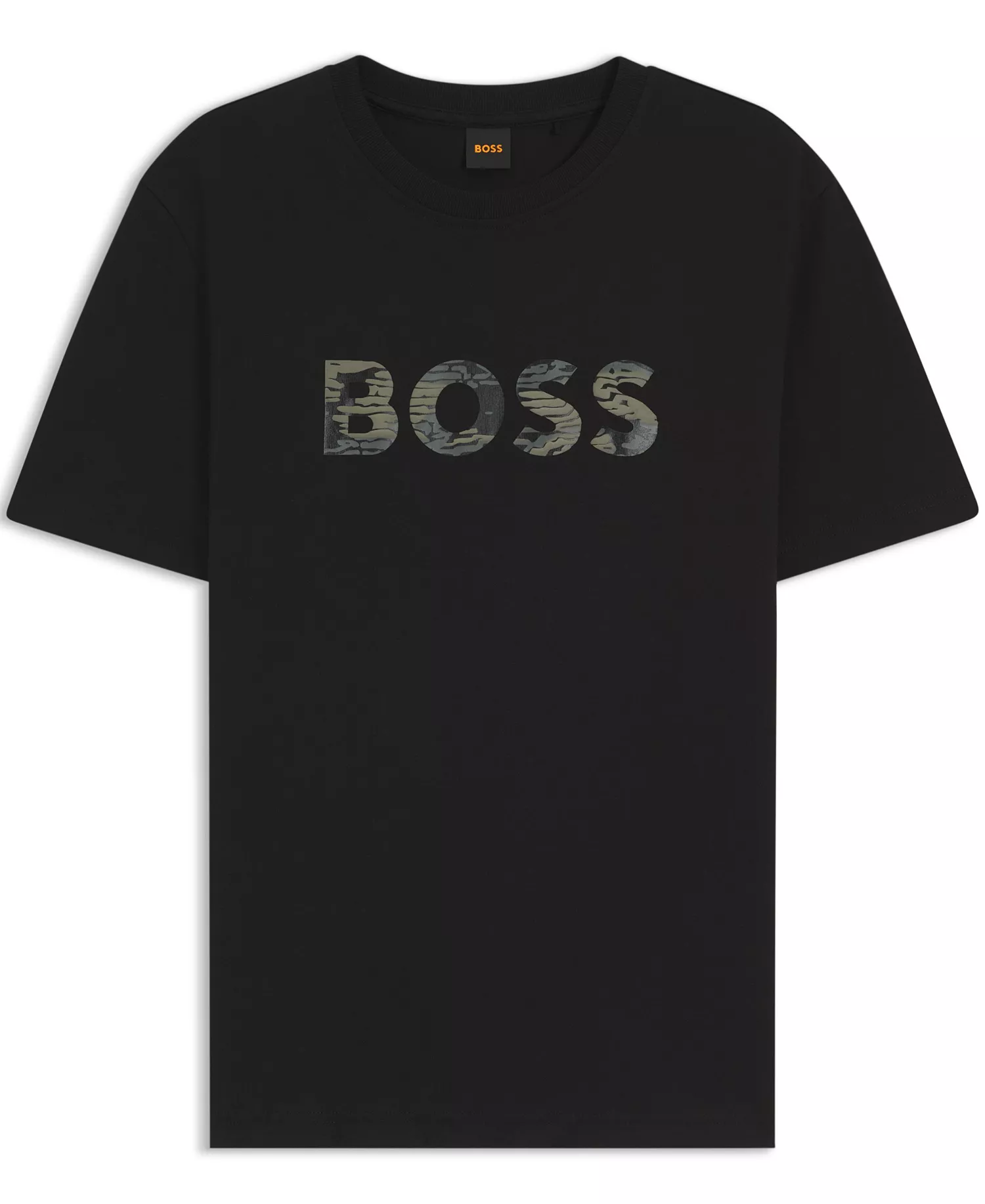 Men's Cotton-Jersey Logo Print T-Shirt - Black - 2XL