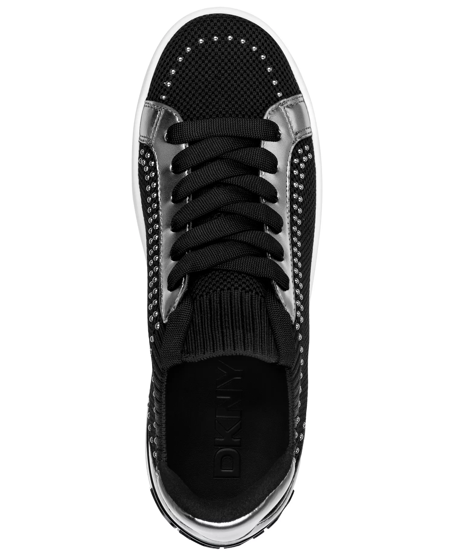 Women's Mallory Studs Round Toe Sneakers - Black - 10M