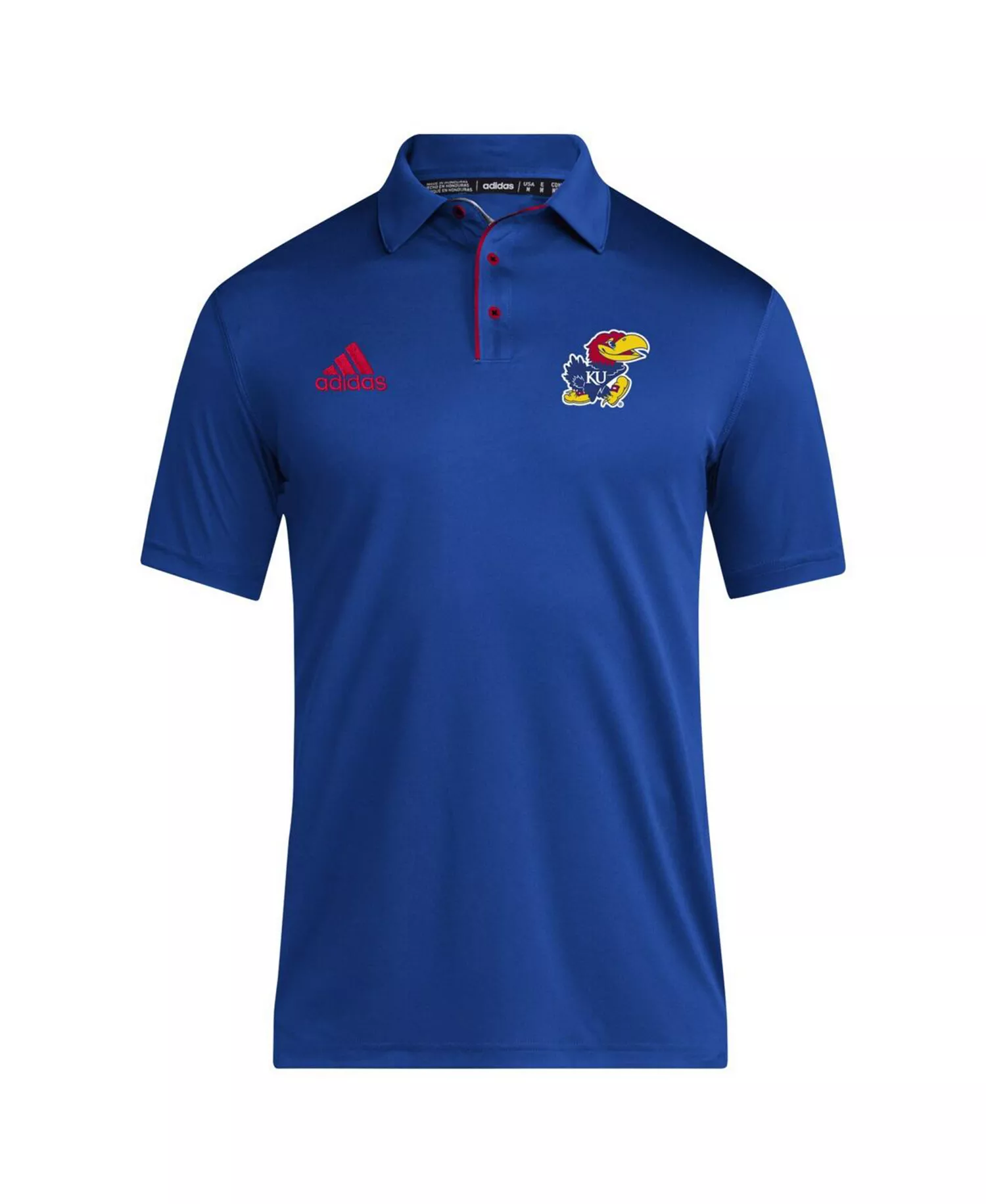 Men's Royal Kansas Jayhawks 2024 Coaches AEROREADY Polo - Royal - 2XL