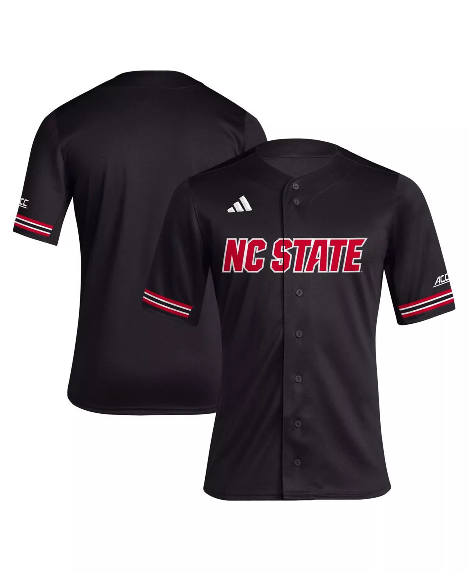 Men's NC State Wolfpack Reverse Retro Replica jersey Baseball Jersey - Black - 2XL