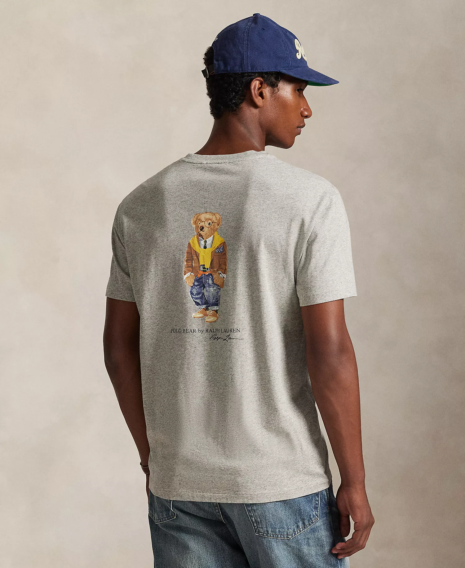 Men's Short Sleeve Classic Fit Polo Bear T-Shirt - Loft Heather - 2XL