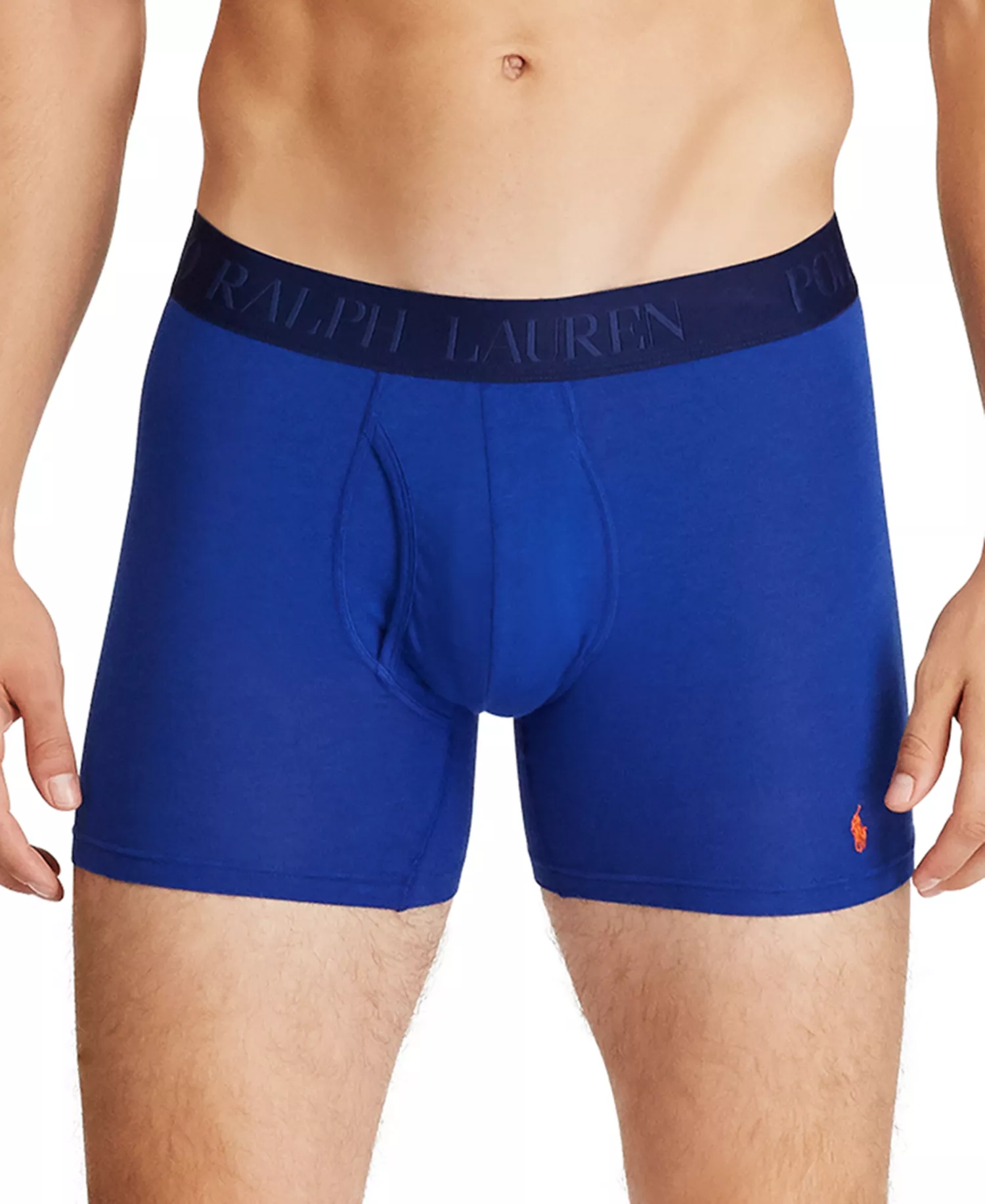 Men's 3-Pack 4D Flex Modal Boxer Briefs - Blue Assorted - L