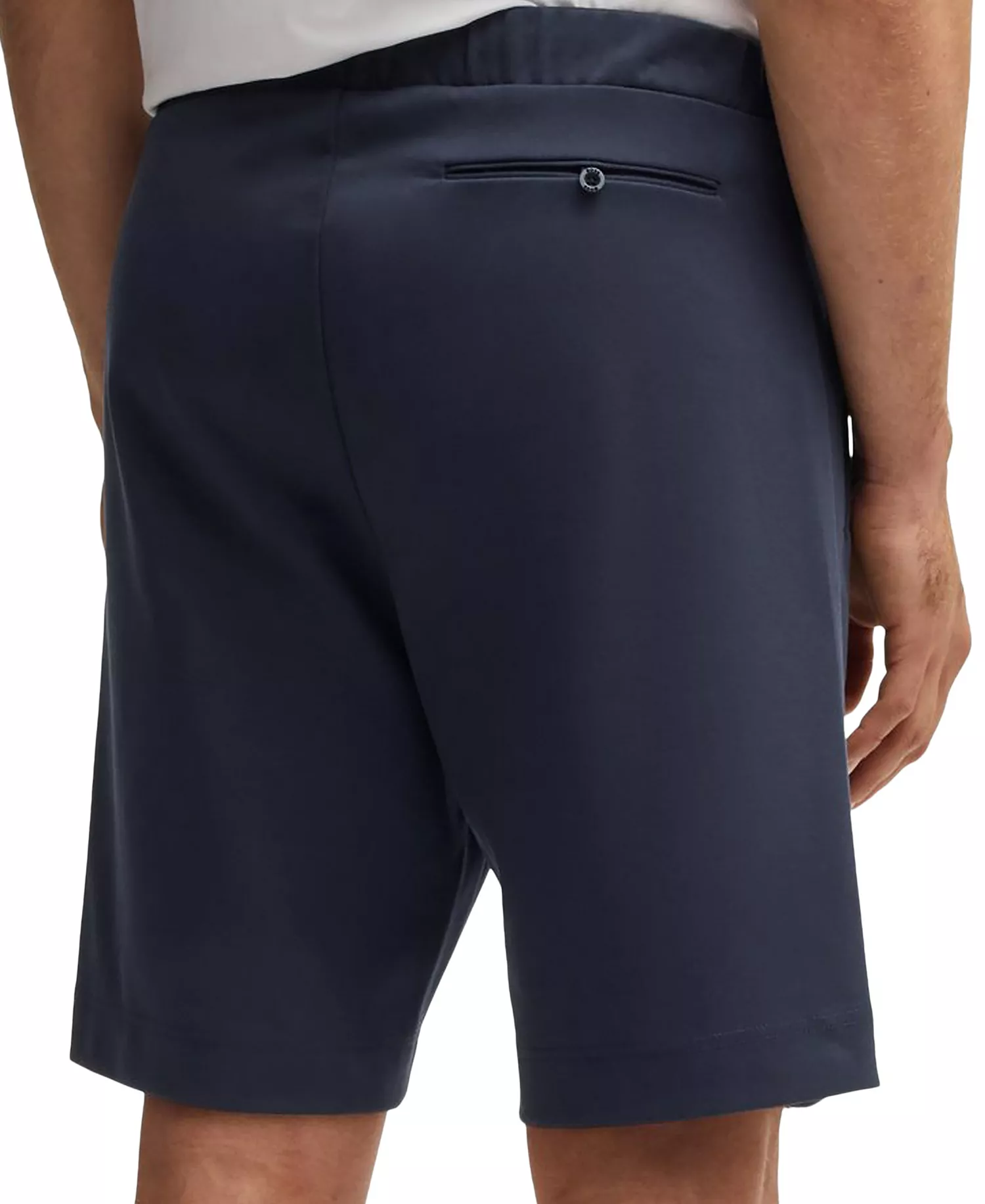 Men's Double B Monogram Shorts - Dark Blue - L