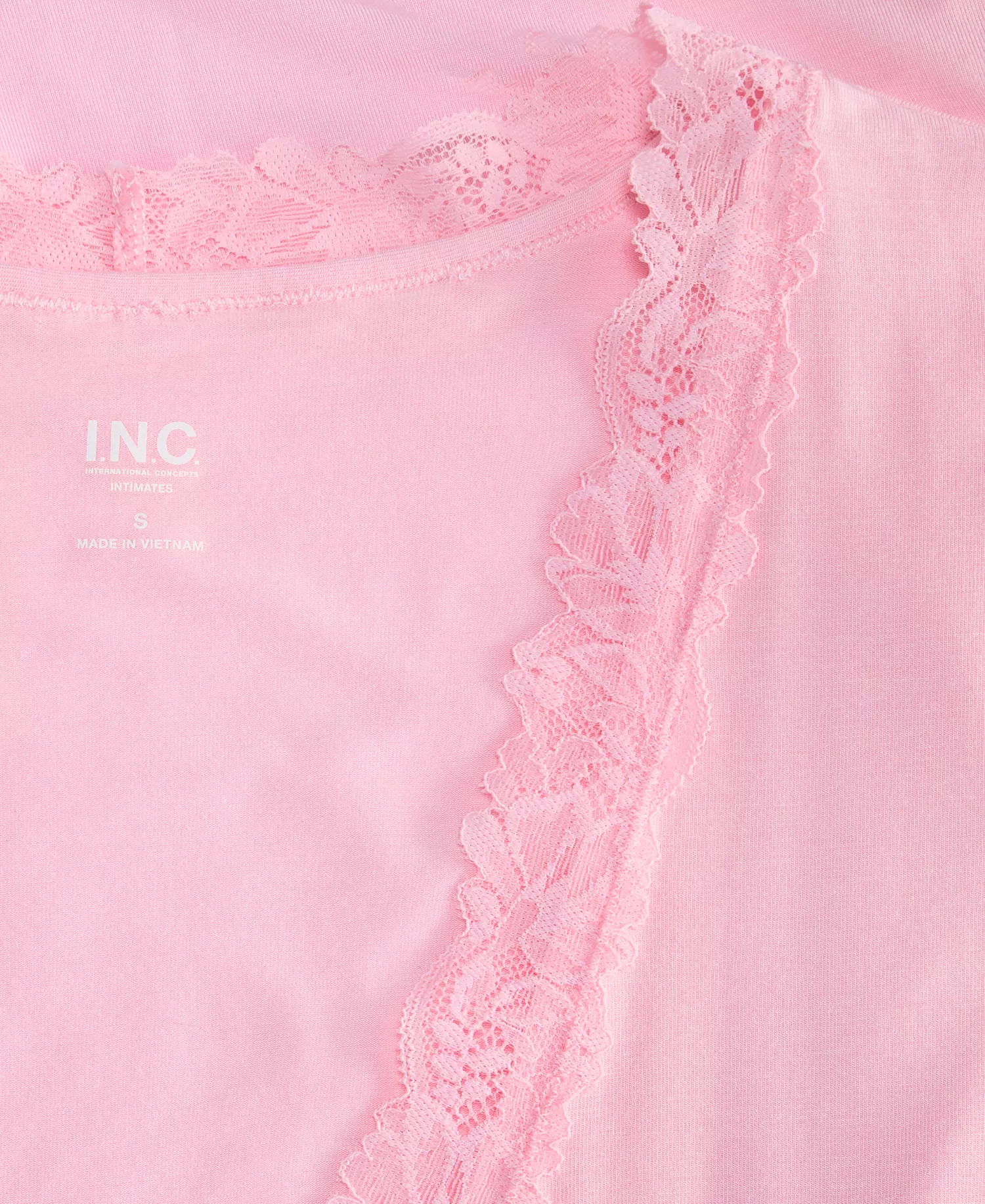 Women's Lace-Trim Knit Robe, Exclusively at Macy's - Orchid Pink - L