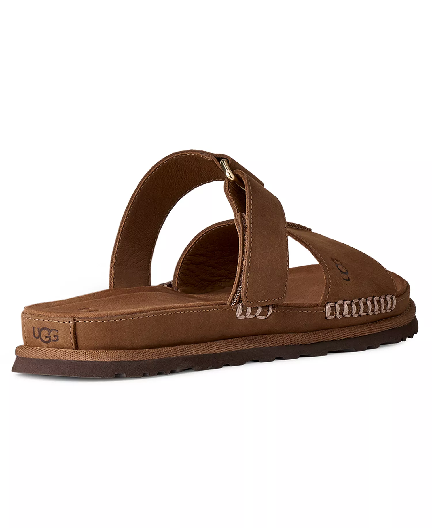 Women's GoldenGaze Slide Sandals - Dark Chestnut - 10M