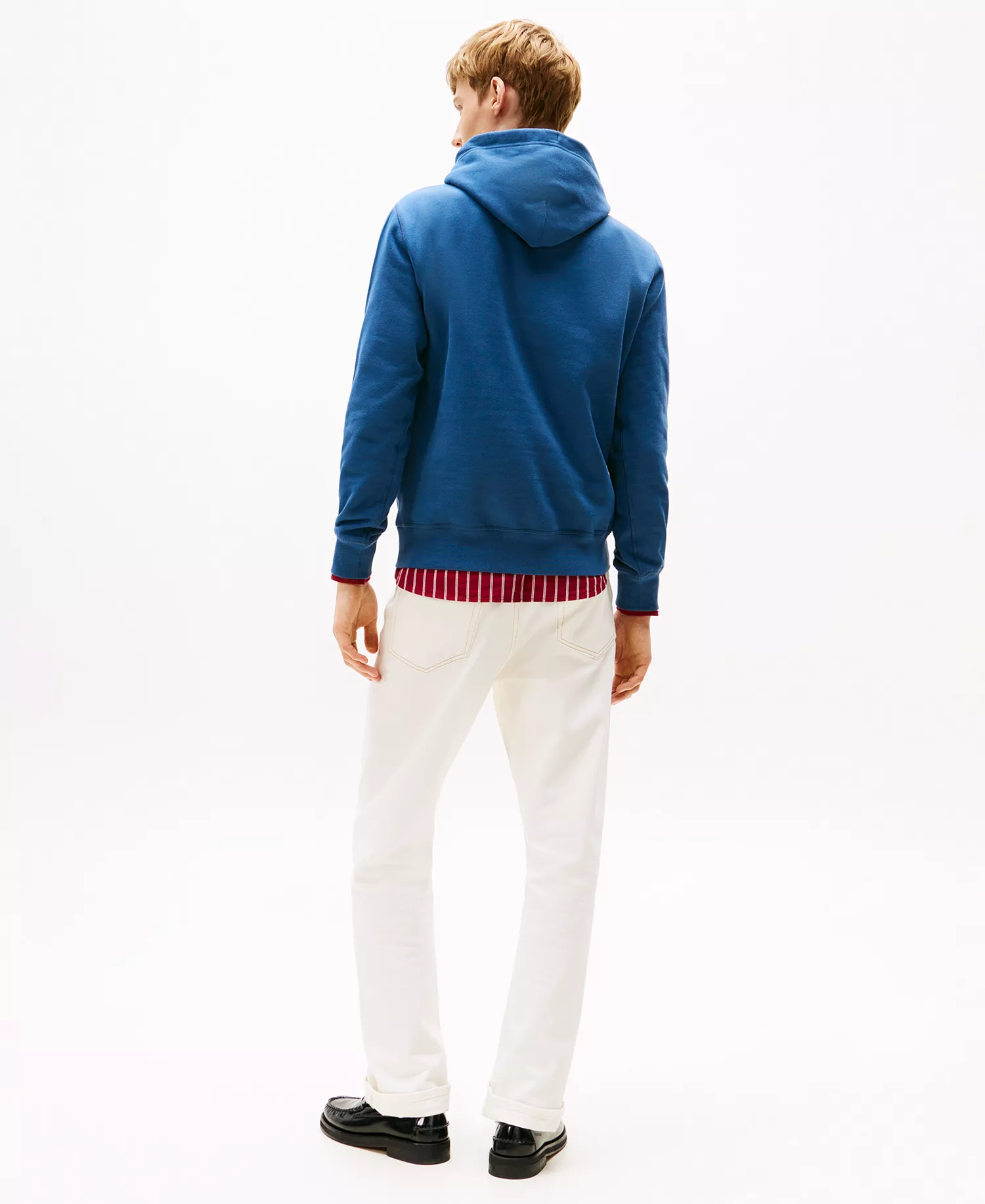 Men's Essential Fleece Hoodie - Aegean Sea - S