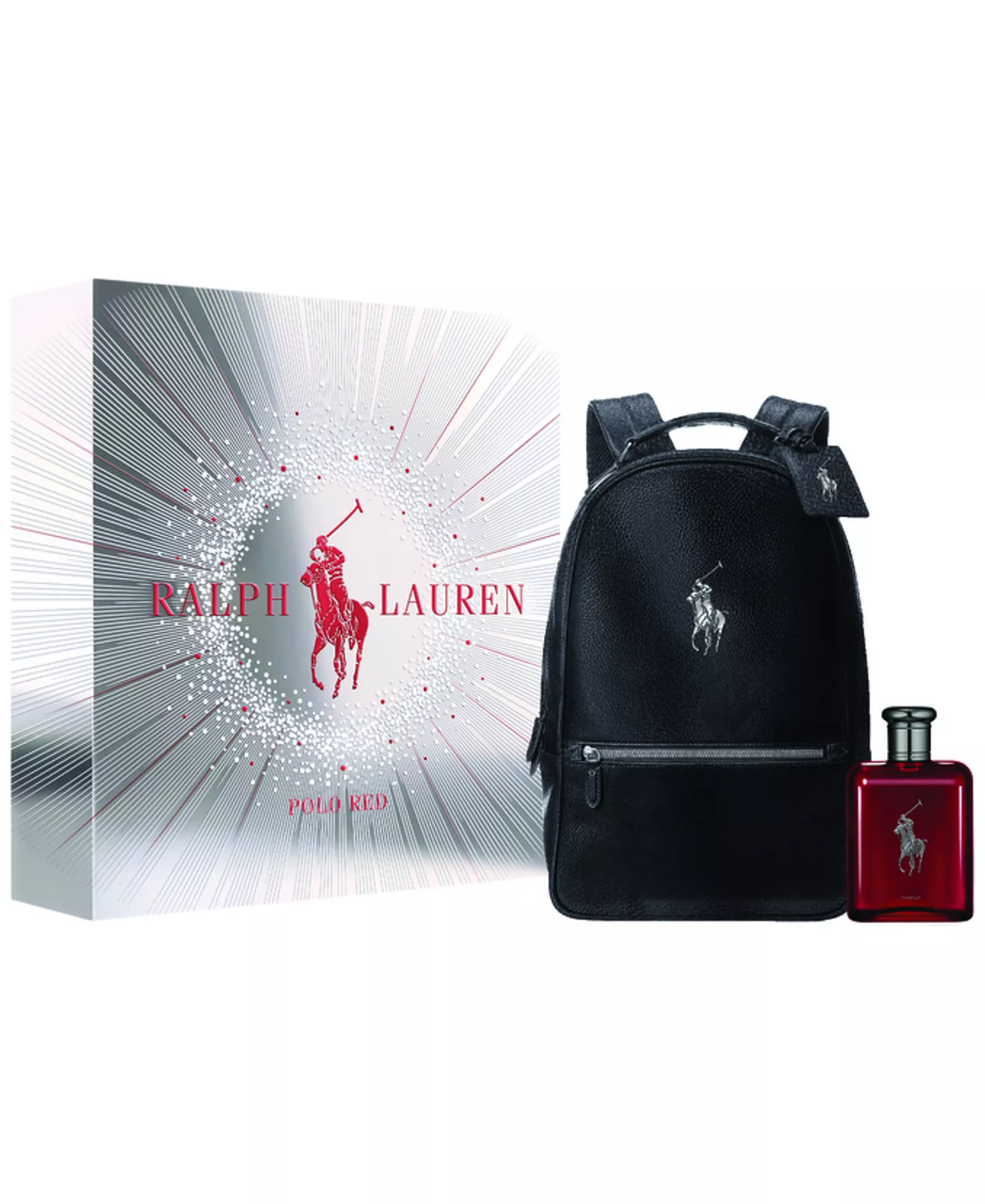 Polo Red 2 pc. Parfum Cologne and Backpack Gift Set - No Color - No Size