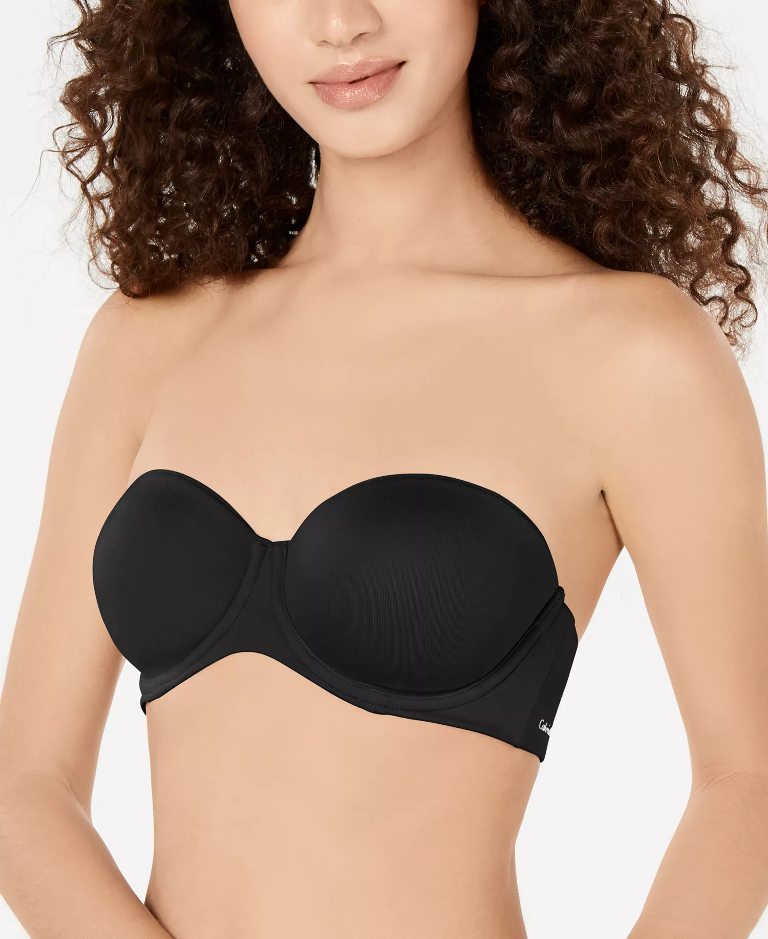 Lightly Lined Constant Strapless Bra QF5528	 - Black - 30C