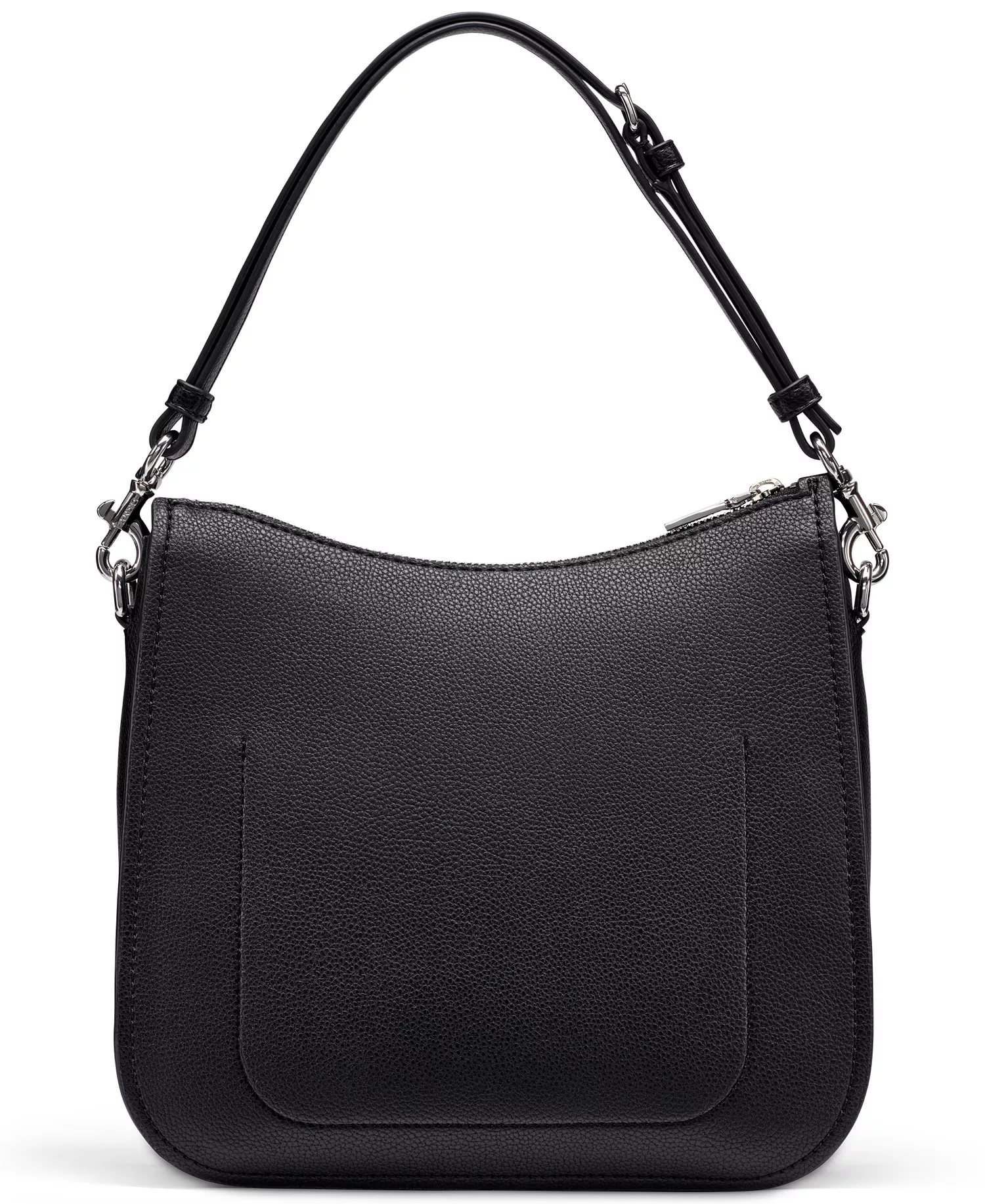Nessa Small Top Handle Crossbody Bag - Black/Silver - No Size