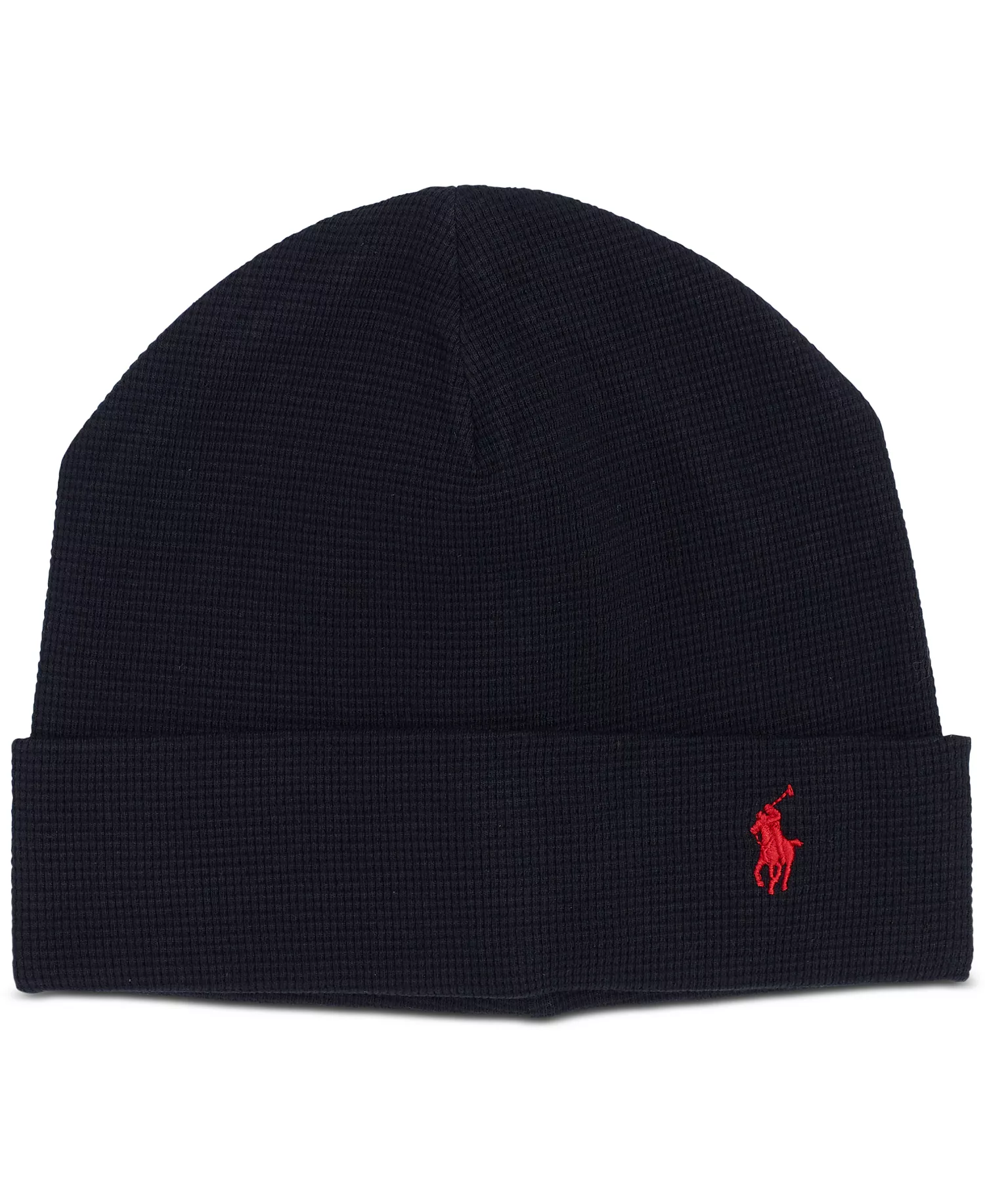 Men's Polo Beanies - Black - ONE SIZE