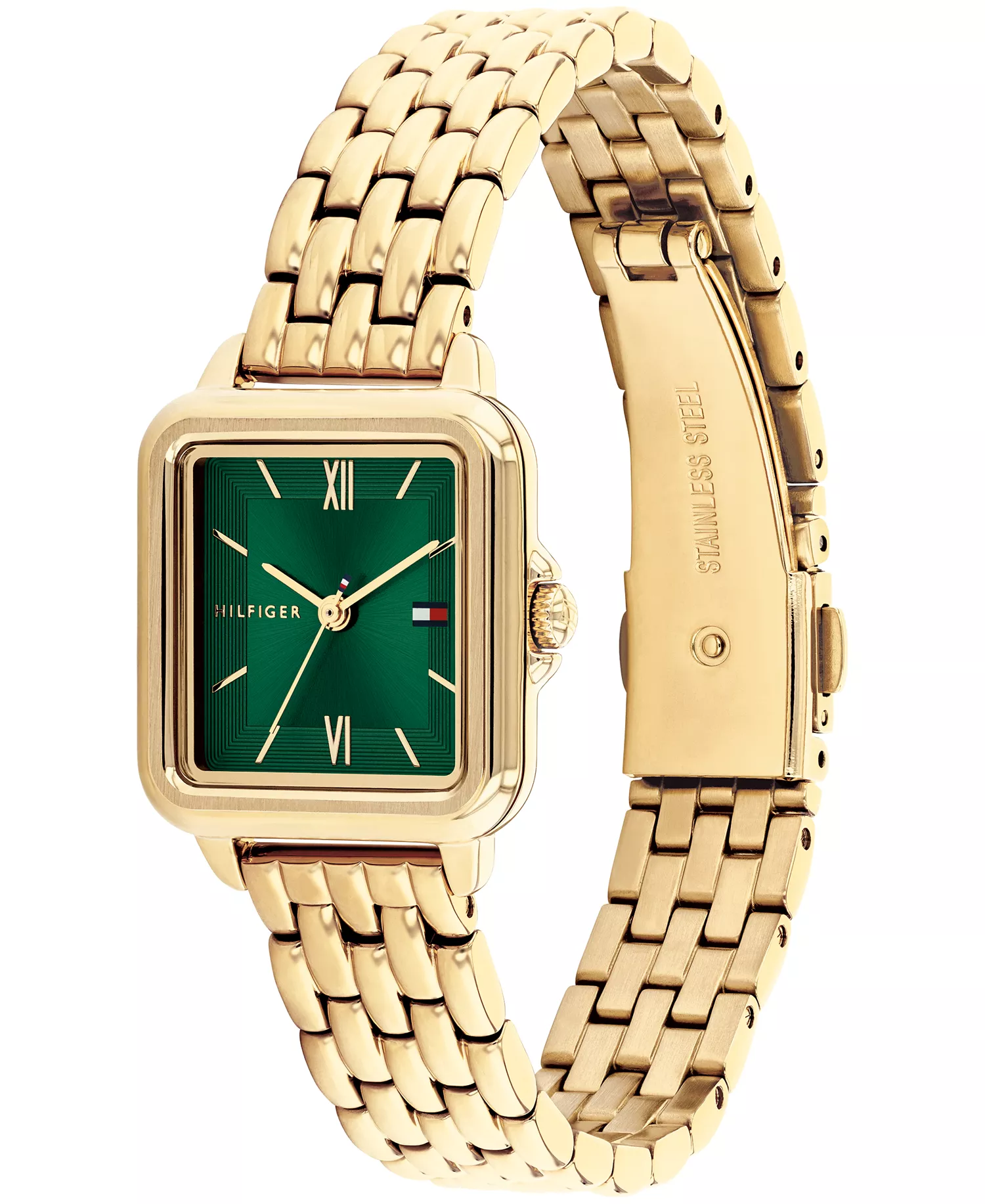 Women's Quartz Gold Tone Stainless Steel Bracelet Watch, 22.5mm - Gold - 22.5