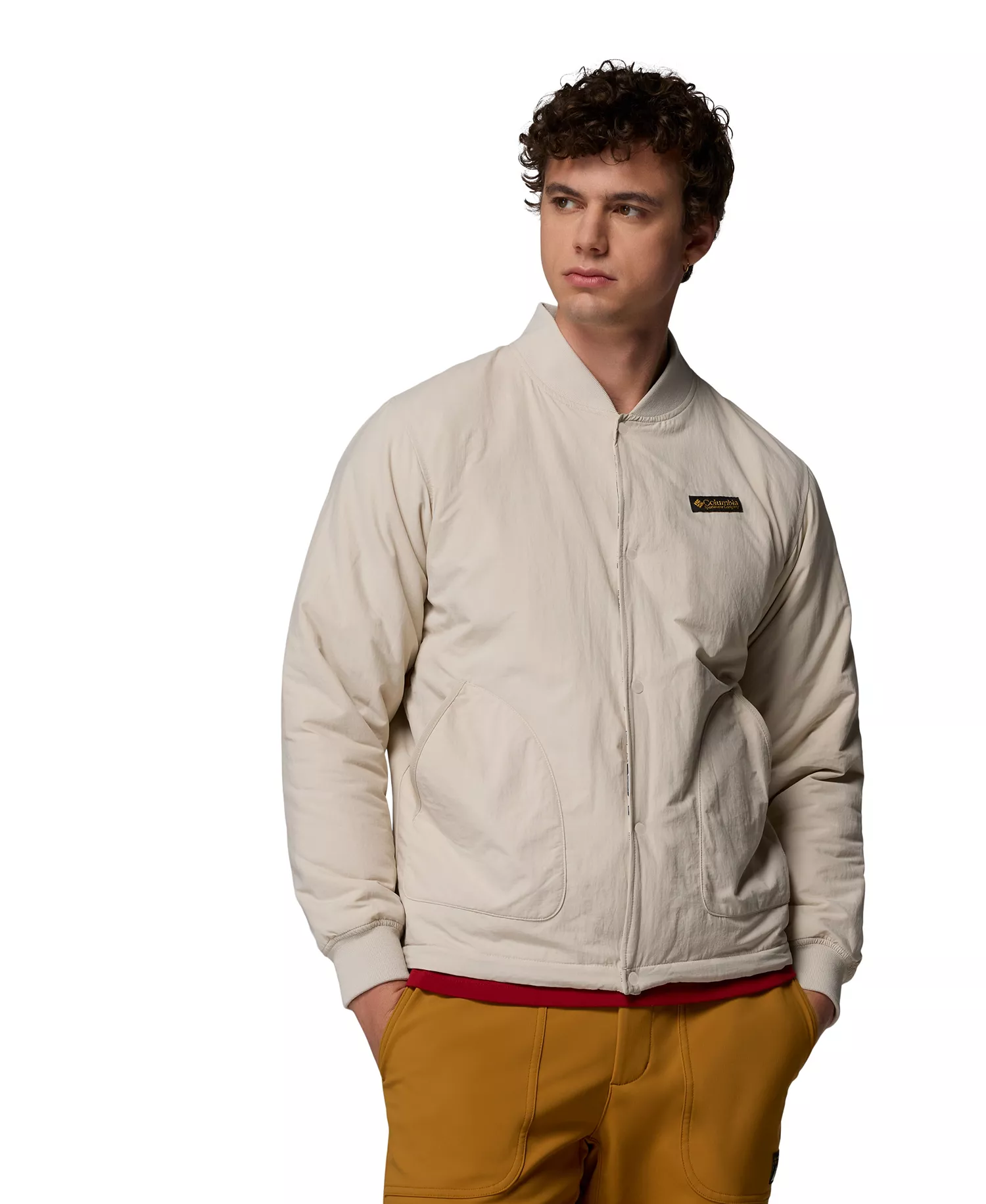 Men's High Cascades Interchange Reversible Bomber Jacket - Dark stone - M