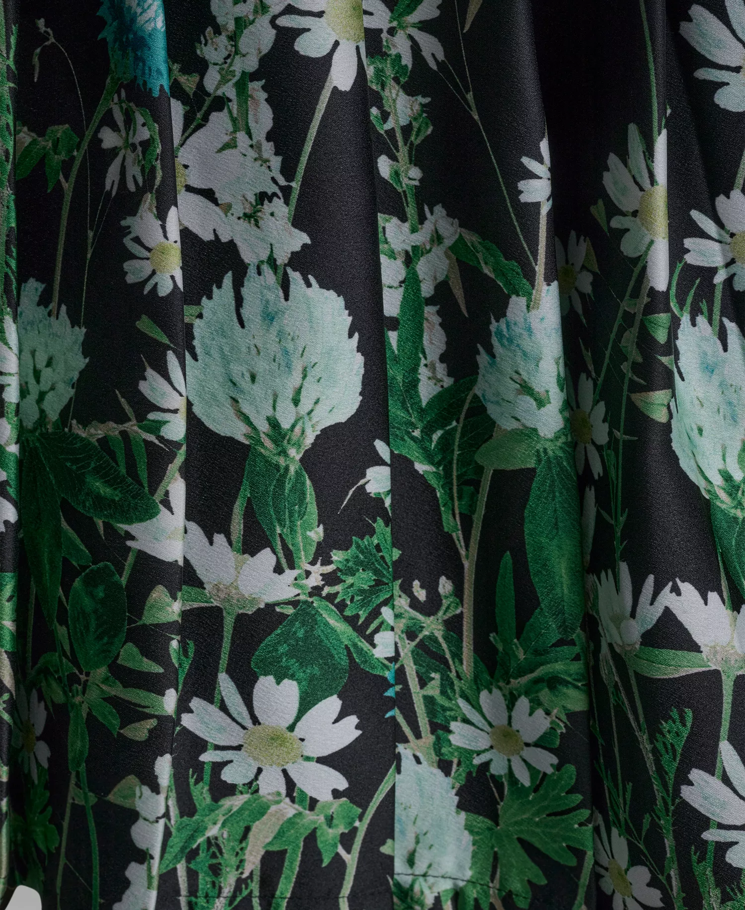 Women's Printed Floral Skirt - Black Combo - 0