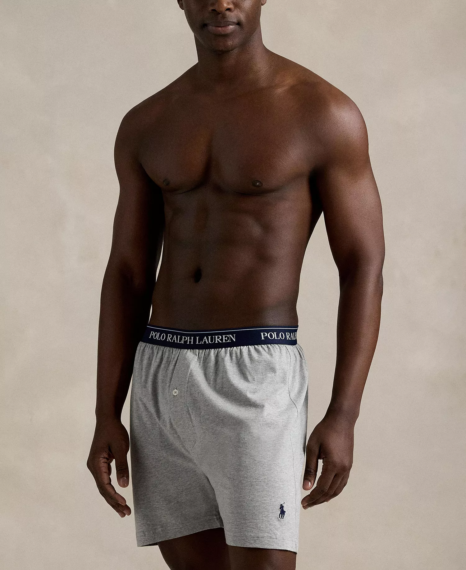 Men's Classic Cotton Knit Boxer Briefs, 5-Pack Set - Cruise Navy/Office Blue/Fatigue/Light Green/Andover Heather - L