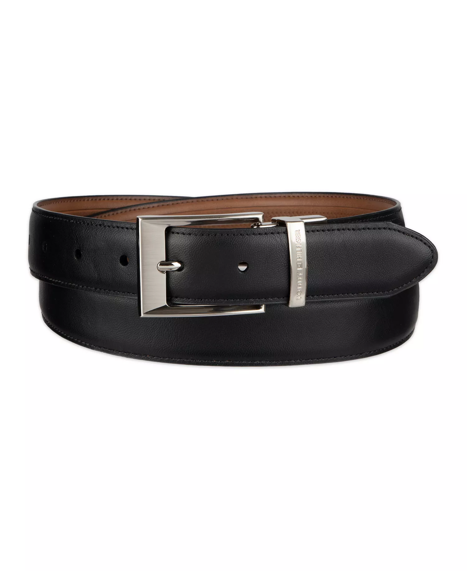 32MM STRETCH BELT - Tan/black - L (38-40)