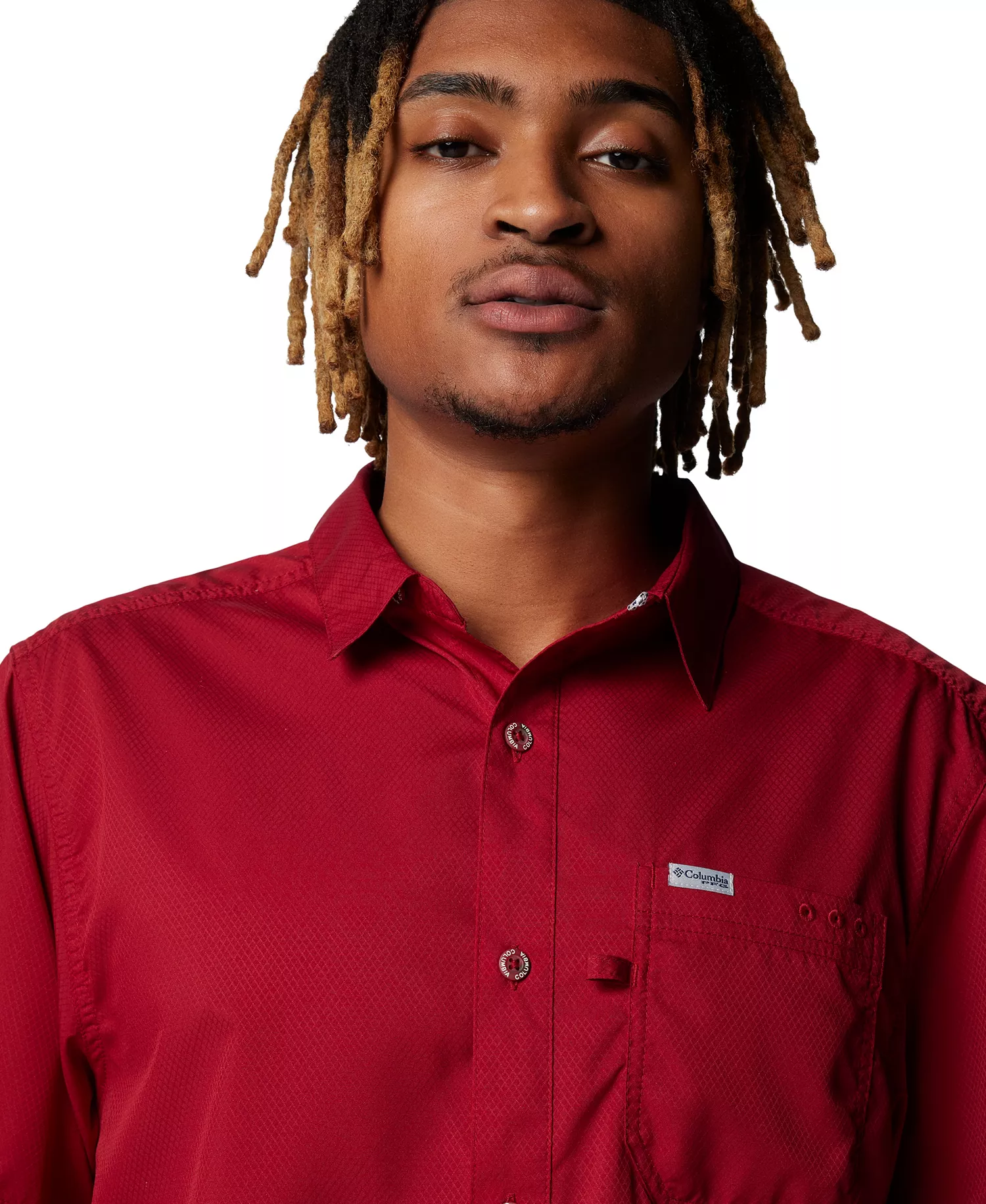 Men's Slack Tide Camp Shirt - Beet - L