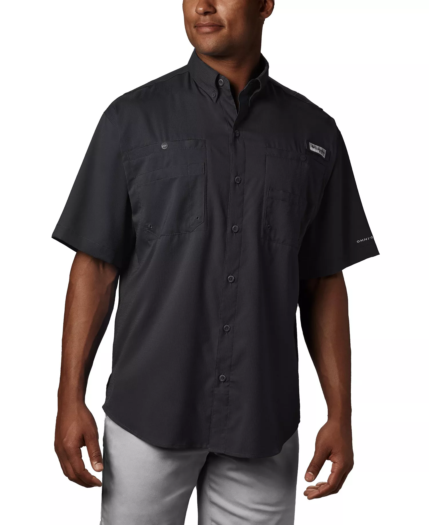 Men's Tamiami II Short-Sleeve Shirt - Black - L