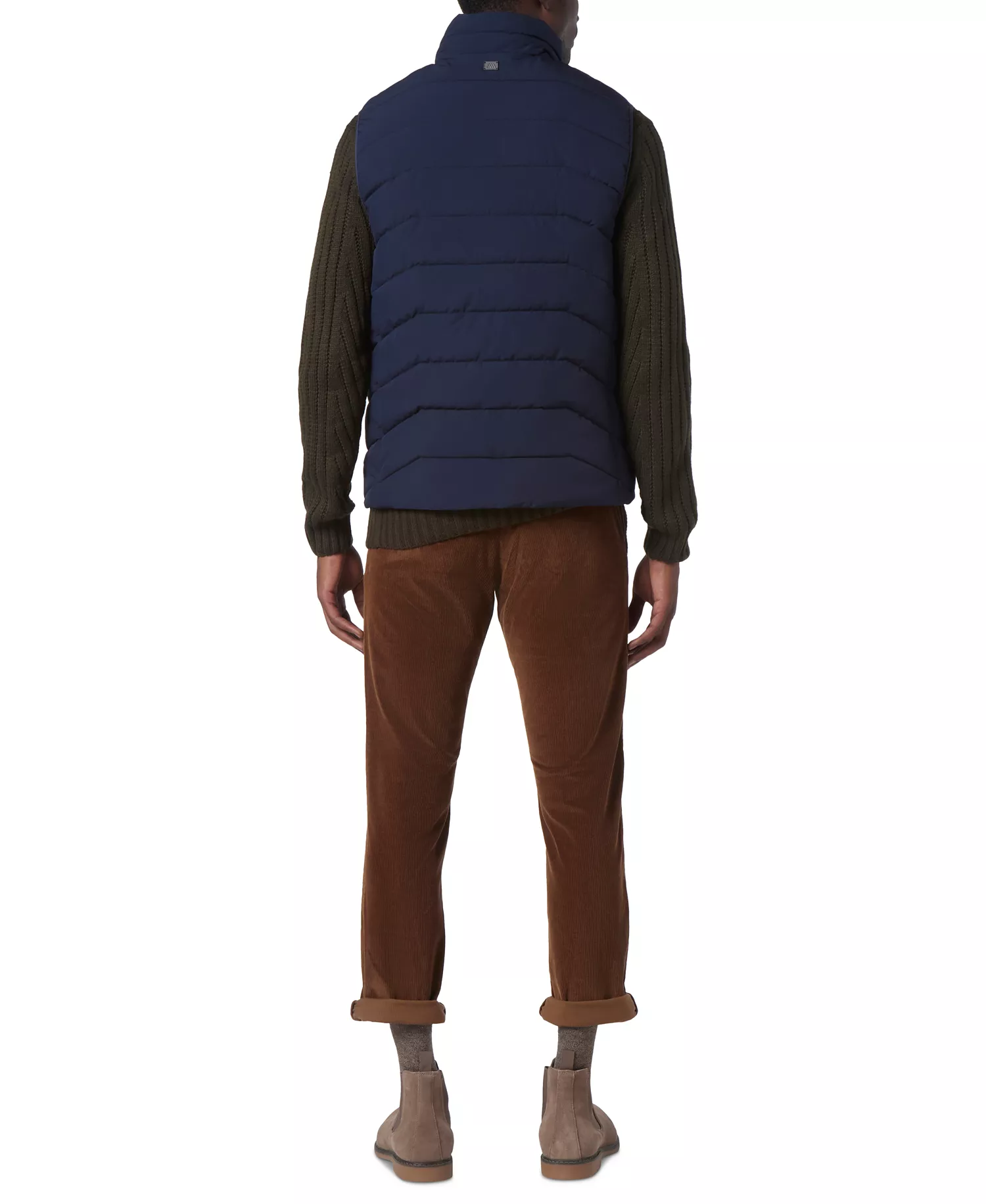 Men's Garrick Stretch Packable Quilted Vest - Ink - S