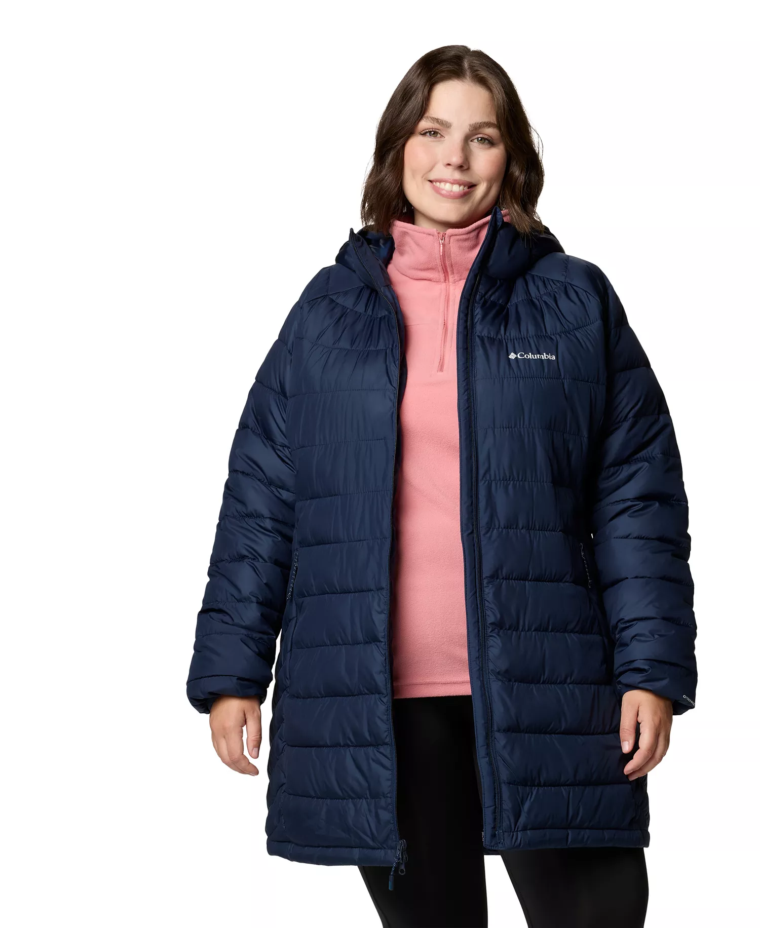 Plus Size Powder Lite II Mid Jacket - Collegiate Navy - 2X